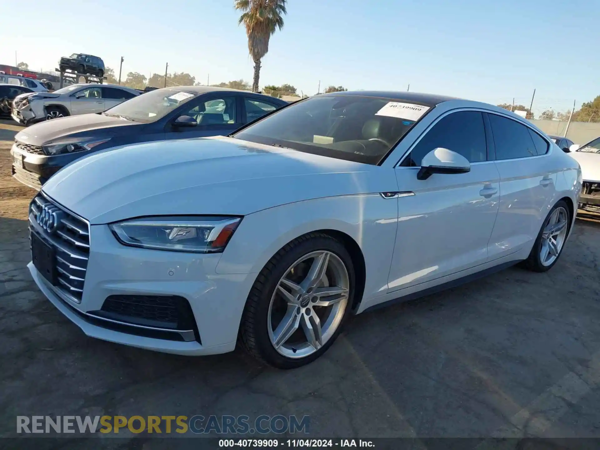 1 fotografías del automóvil dañado WAUENCF55KA091952 AUDI A5 2019