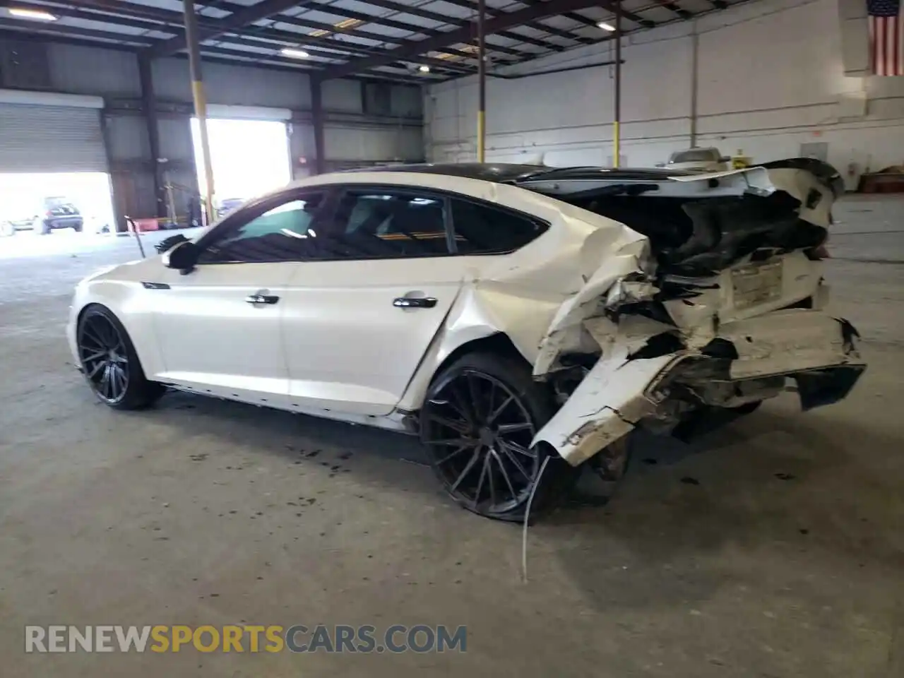 2 Photograph of a damaged car WAUENCF56KA009064 AUDI A5 2019