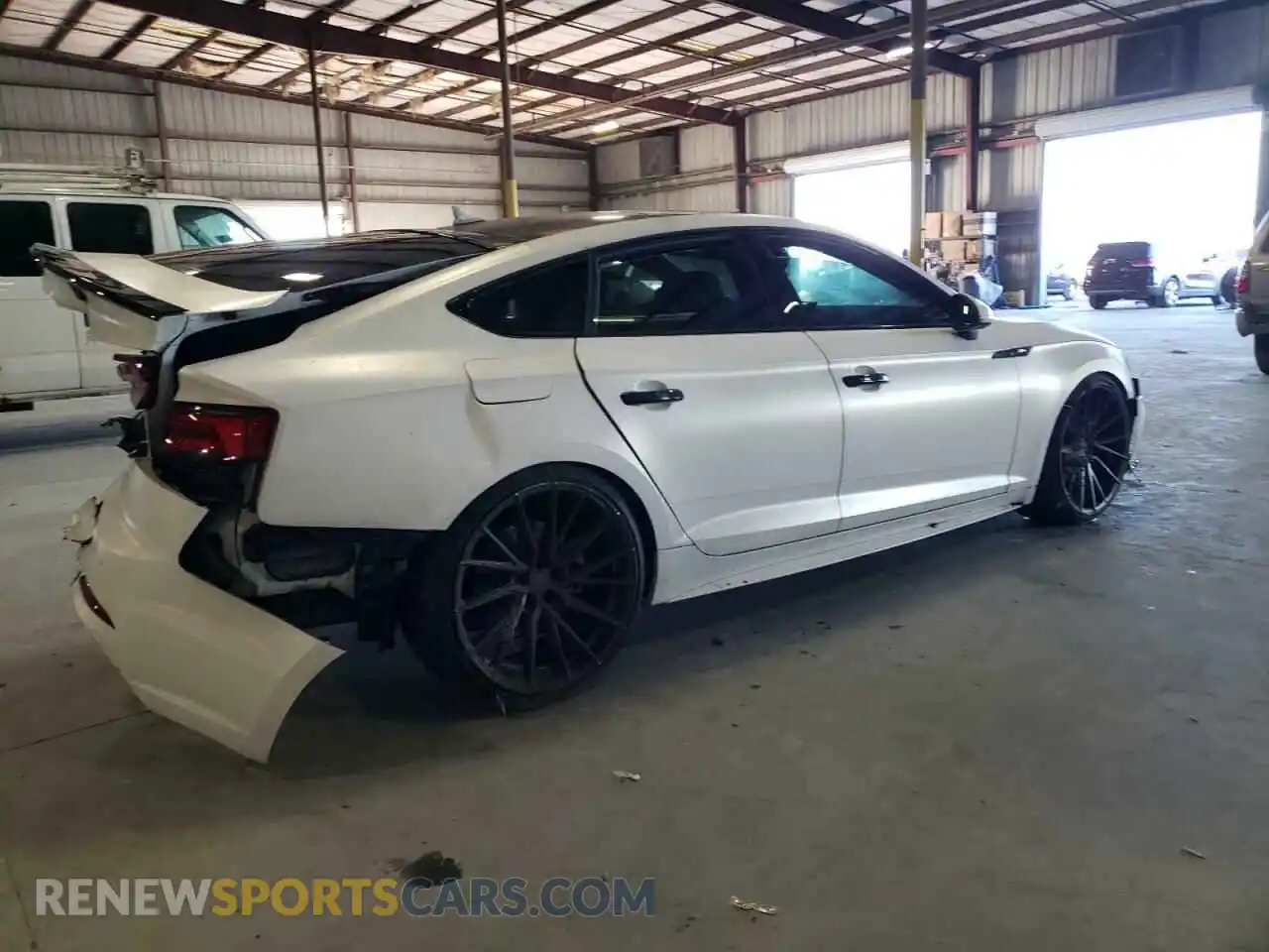 3 Photograph of a damaged car WAUENCF56KA009064 AUDI A5 2019