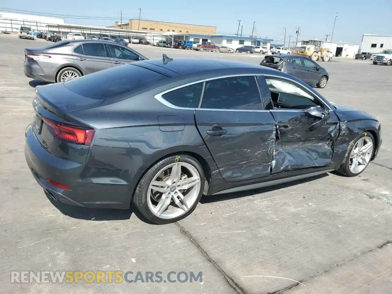 3 Photograph of a damaged car WAUENCF56KA058149 AUDI A5 2019