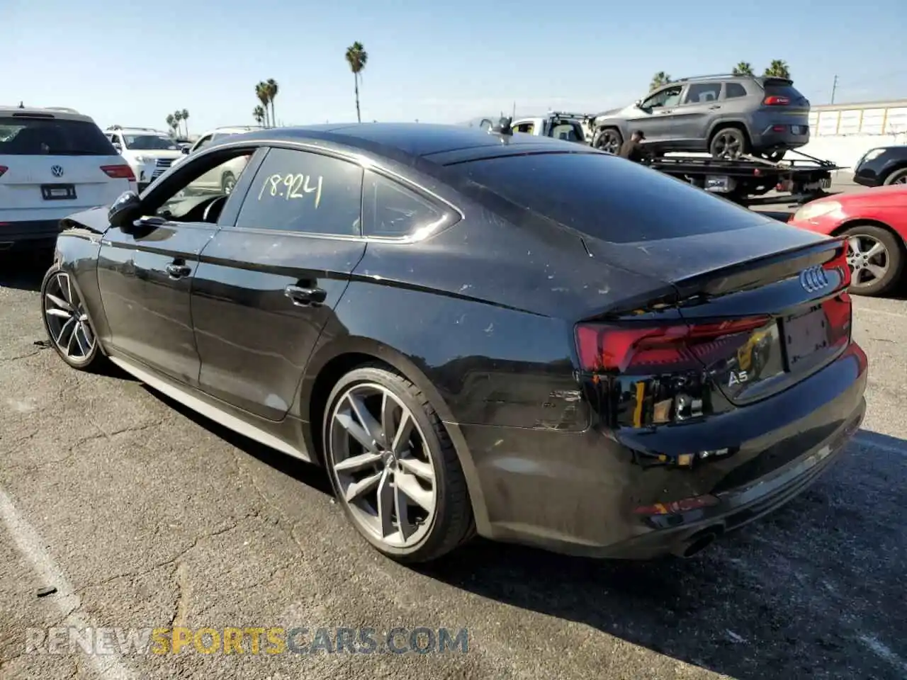 3 Photograph of a damaged car WAUENCF56KA075064 AUDI A5 2019
