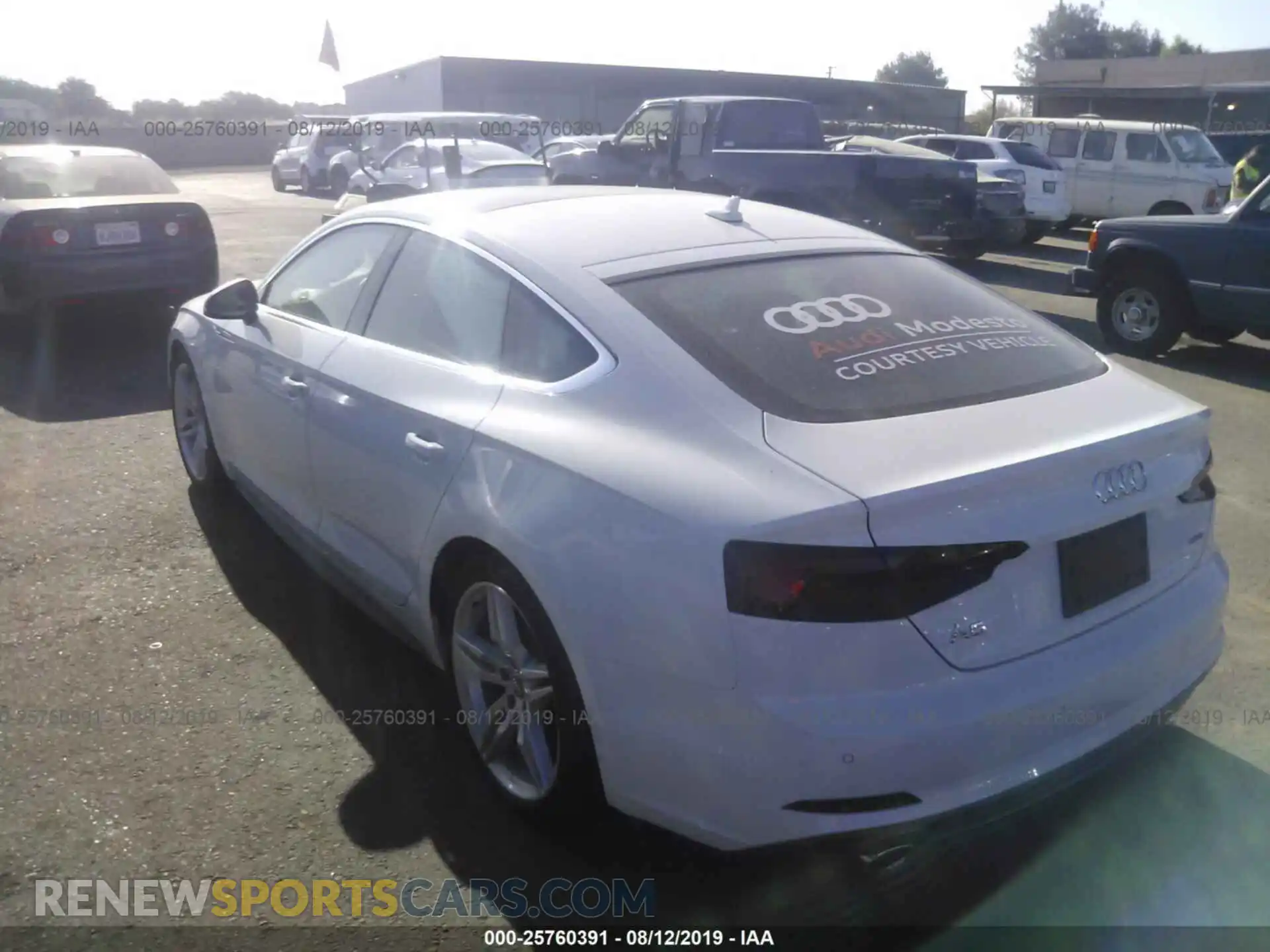 3 Photograph of a damaged car WAUENCF57KA004486 AUDI A5 2019