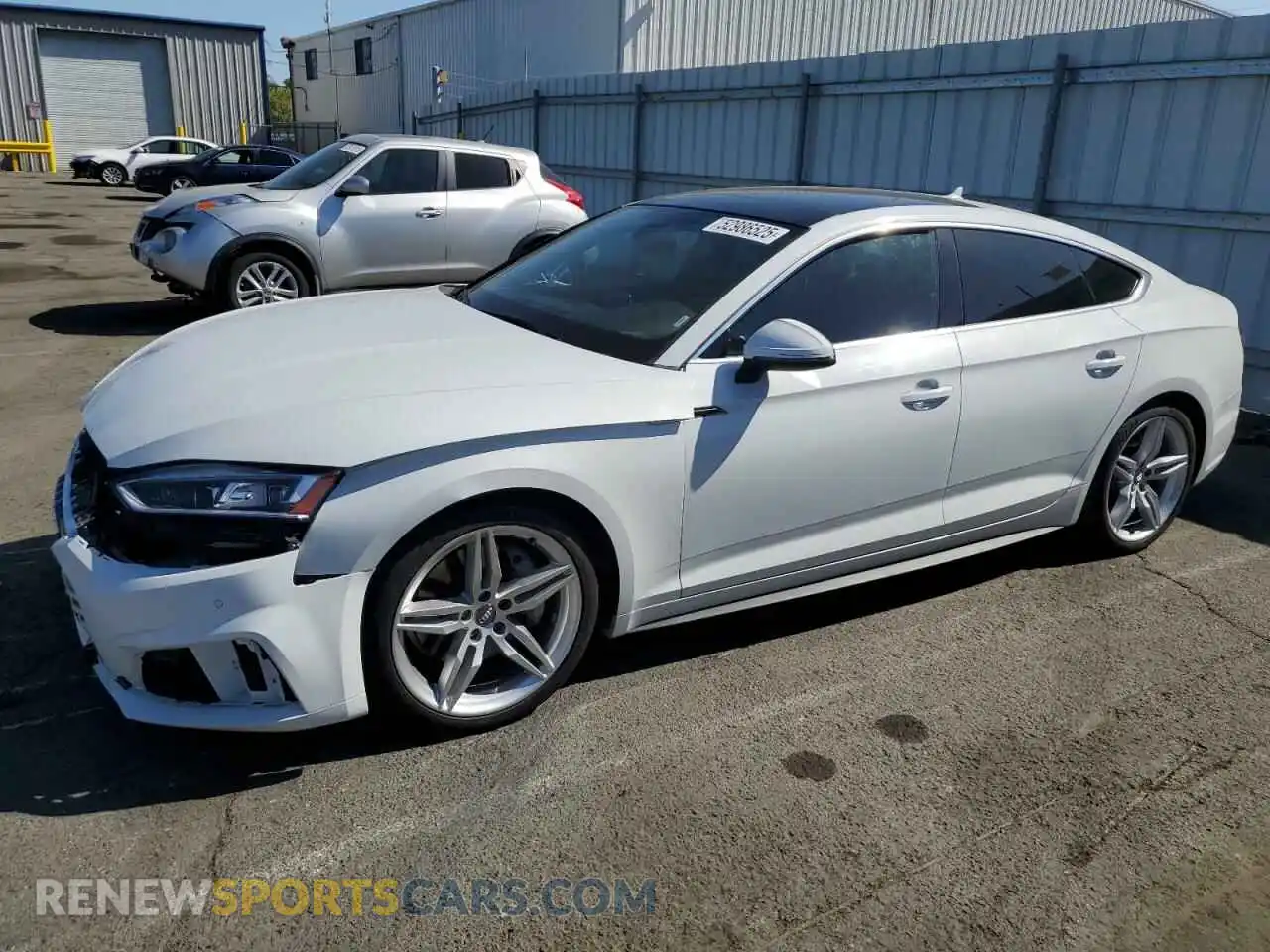 1 Photograph of a damaged car WAUENCF57KA018873 AUDI A5 2019