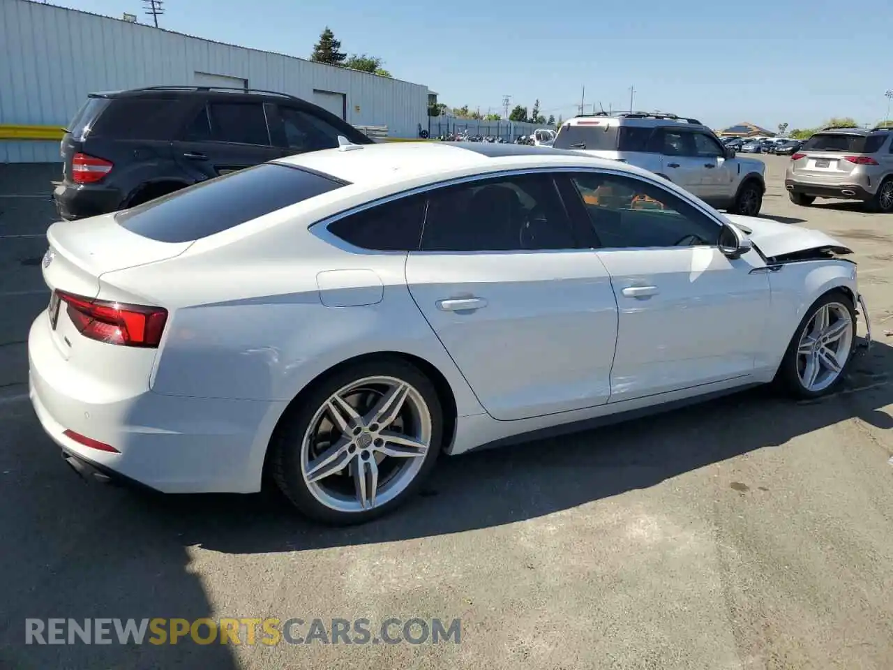 3 Photograph of a damaged car WAUENCF57KA018873 AUDI A5 2019