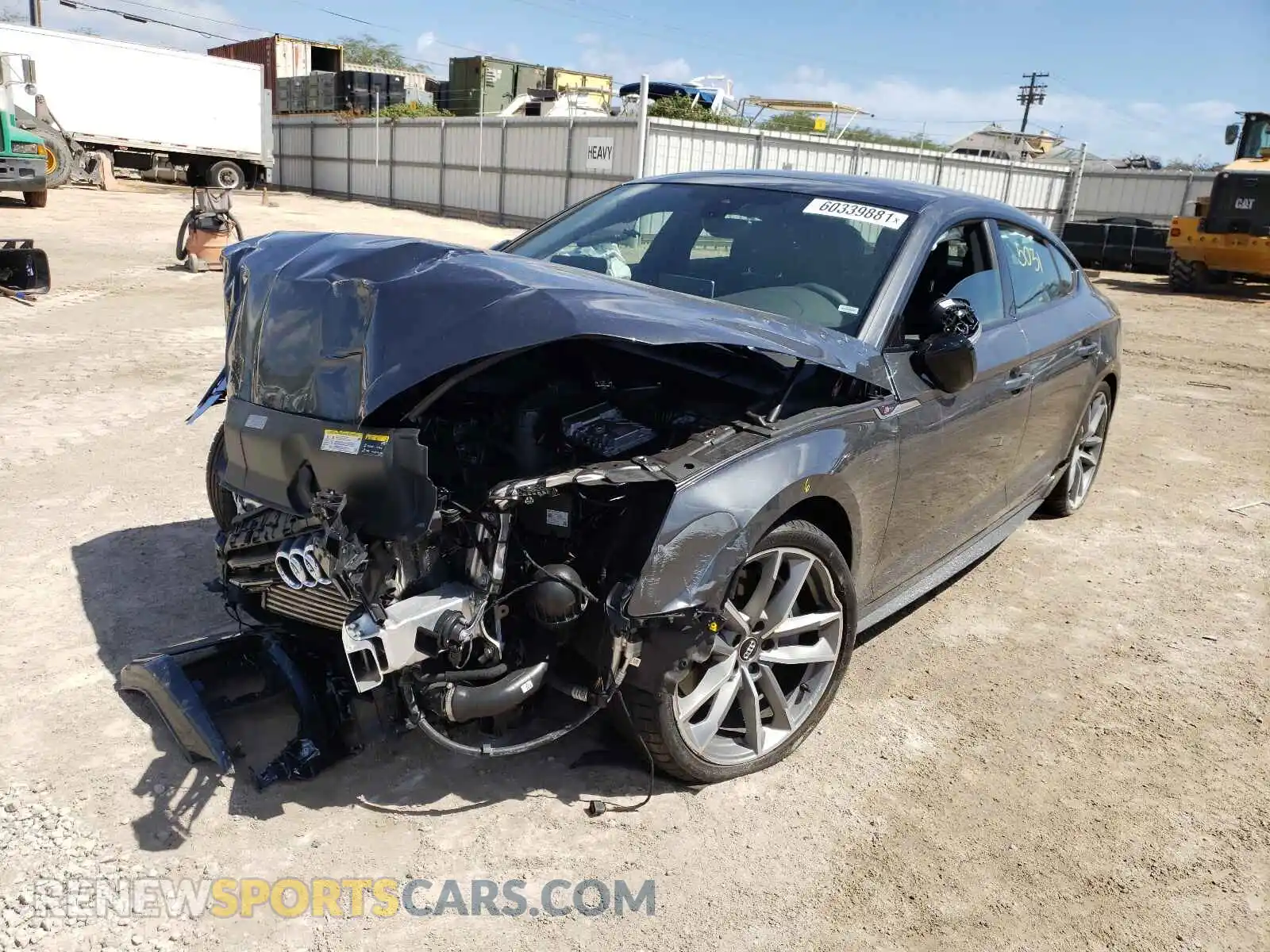 2 Photograph of a damaged car WAUENCF57KA067779 AUDI A5 2019