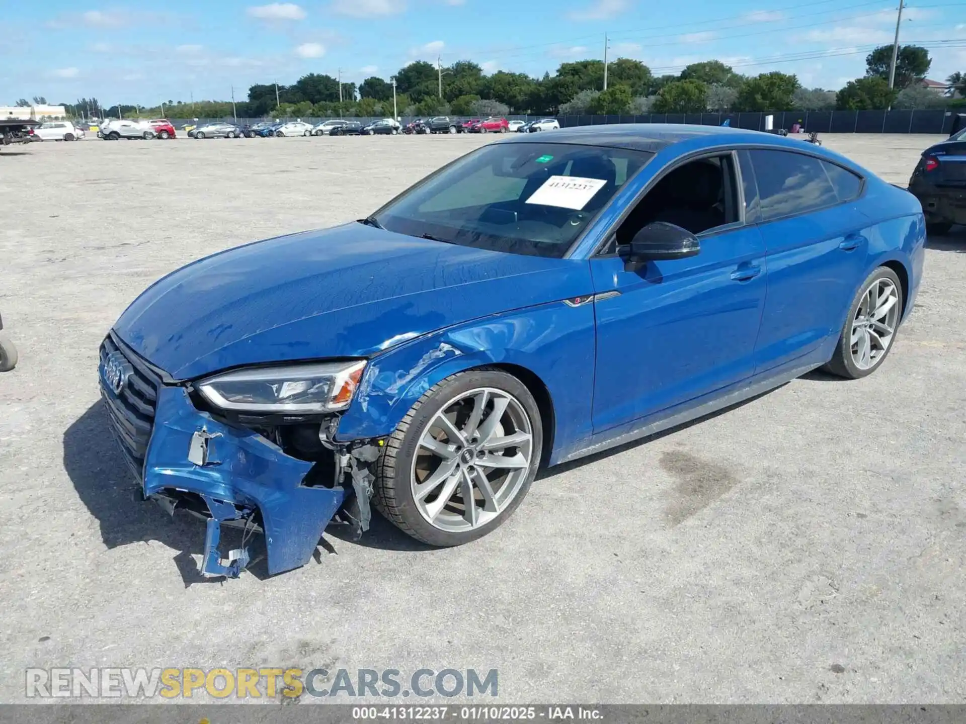 2 Photograph of a damaged car WAUENCF58KA007932 AUDI A5 2019