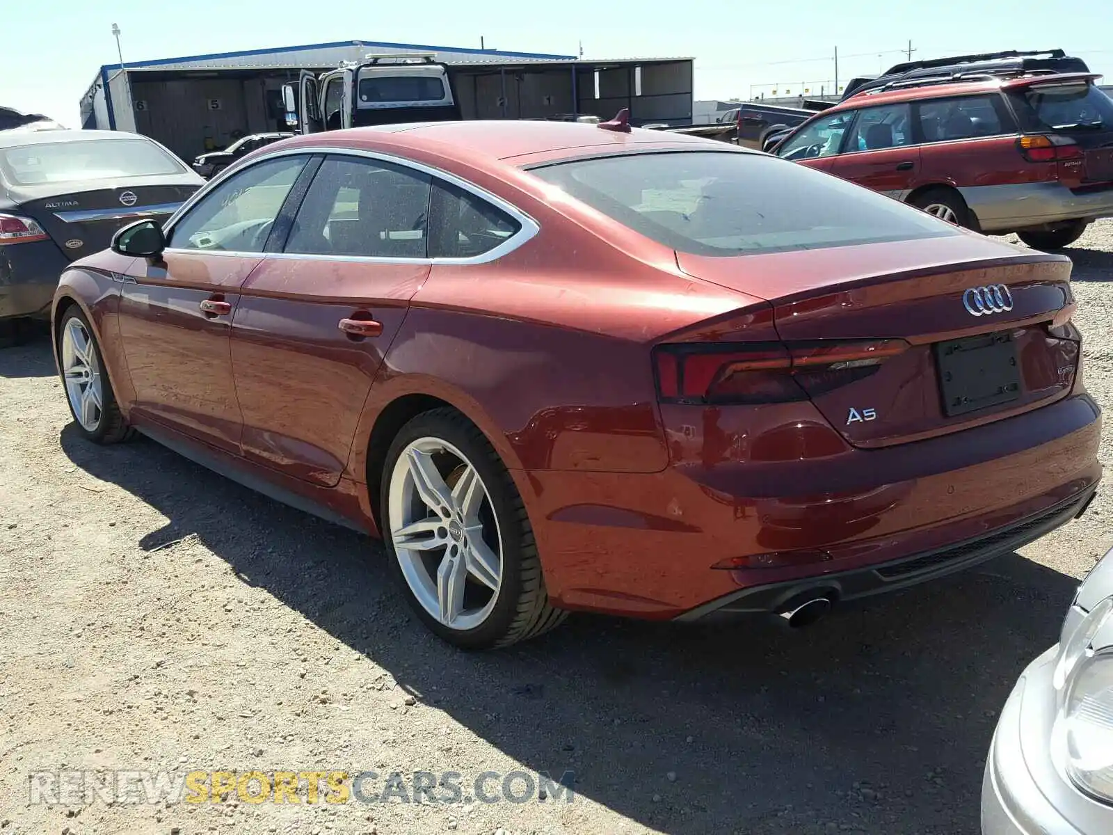 3 Photograph of a damaged car WAUENCF58KA068844 AUDI A5 2019