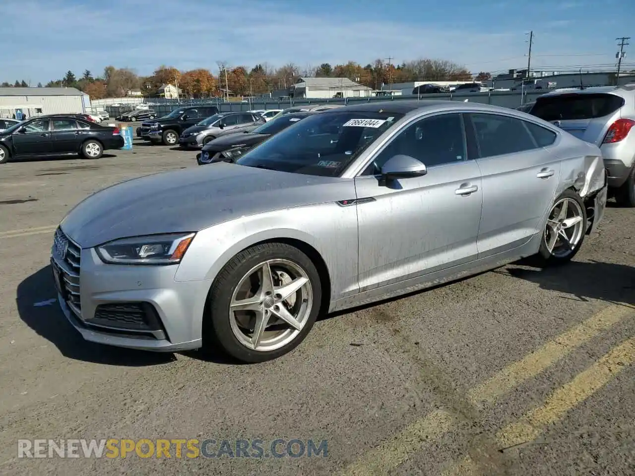 1 fotografías del automóvil dañado WAUENCF59KA040843 AUDI A5 2019