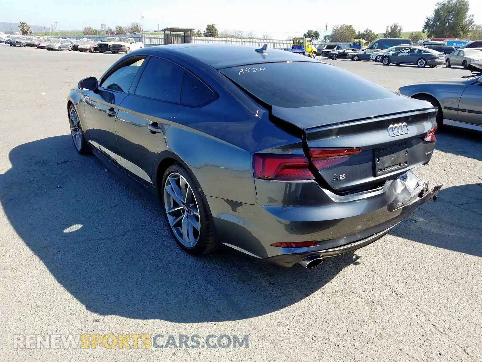 3 Photograph of a damaged car WAUENCF59KA050983 AUDI A5 2019