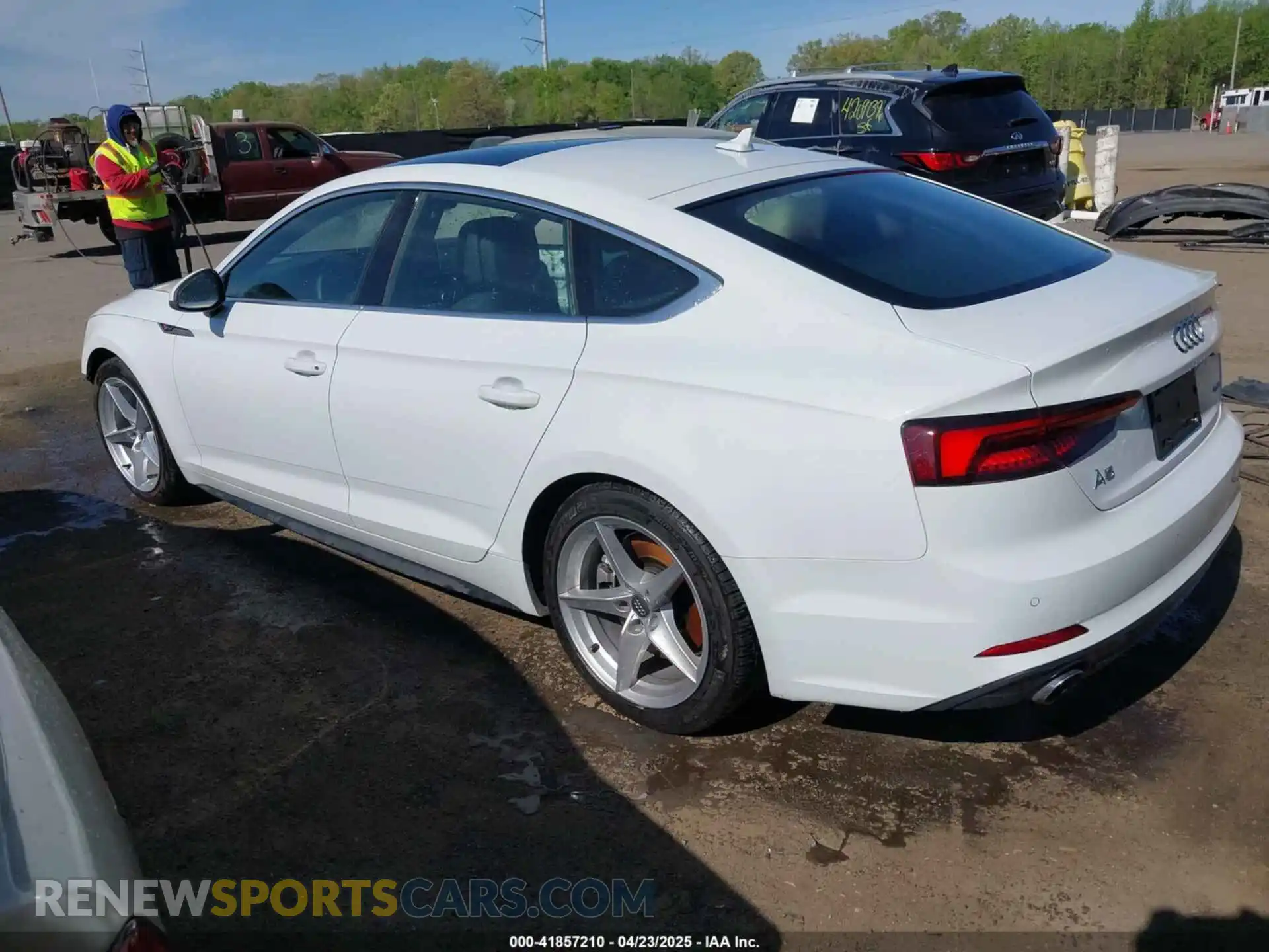 3 Photograph of a damaged car WAUENCF59KA097799 AUDI A5 2019