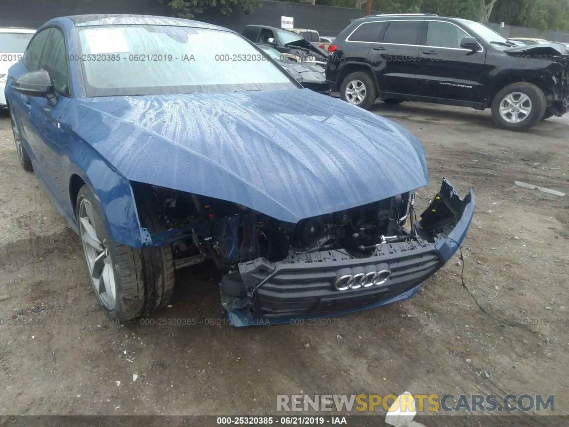 6 Photograph of a damaged car WAUENCF5XKA013098 AUDI A5 2019
