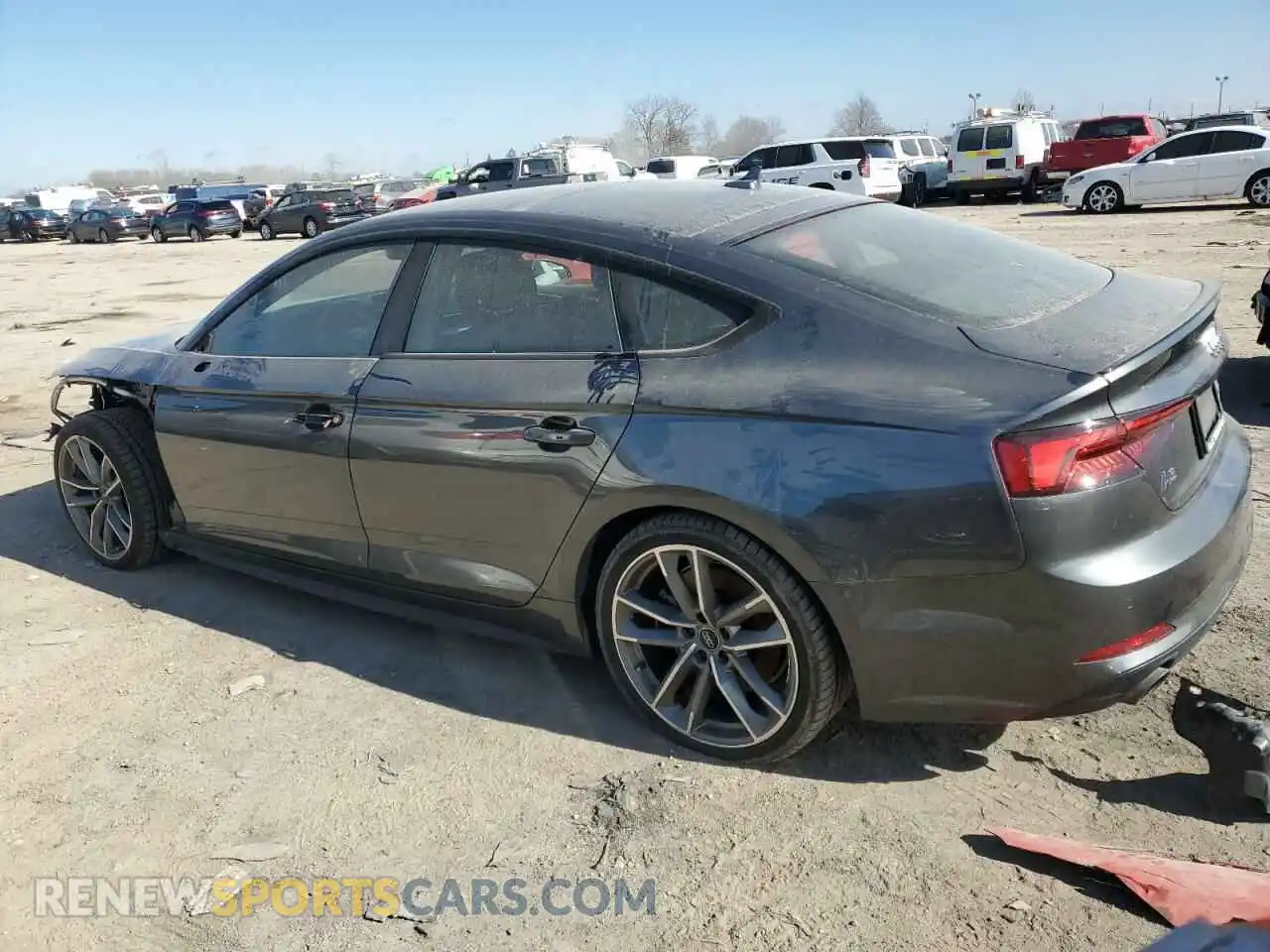 2 Photograph of a damaged car WAUENCF5XKA048708 AUDI A5 2019