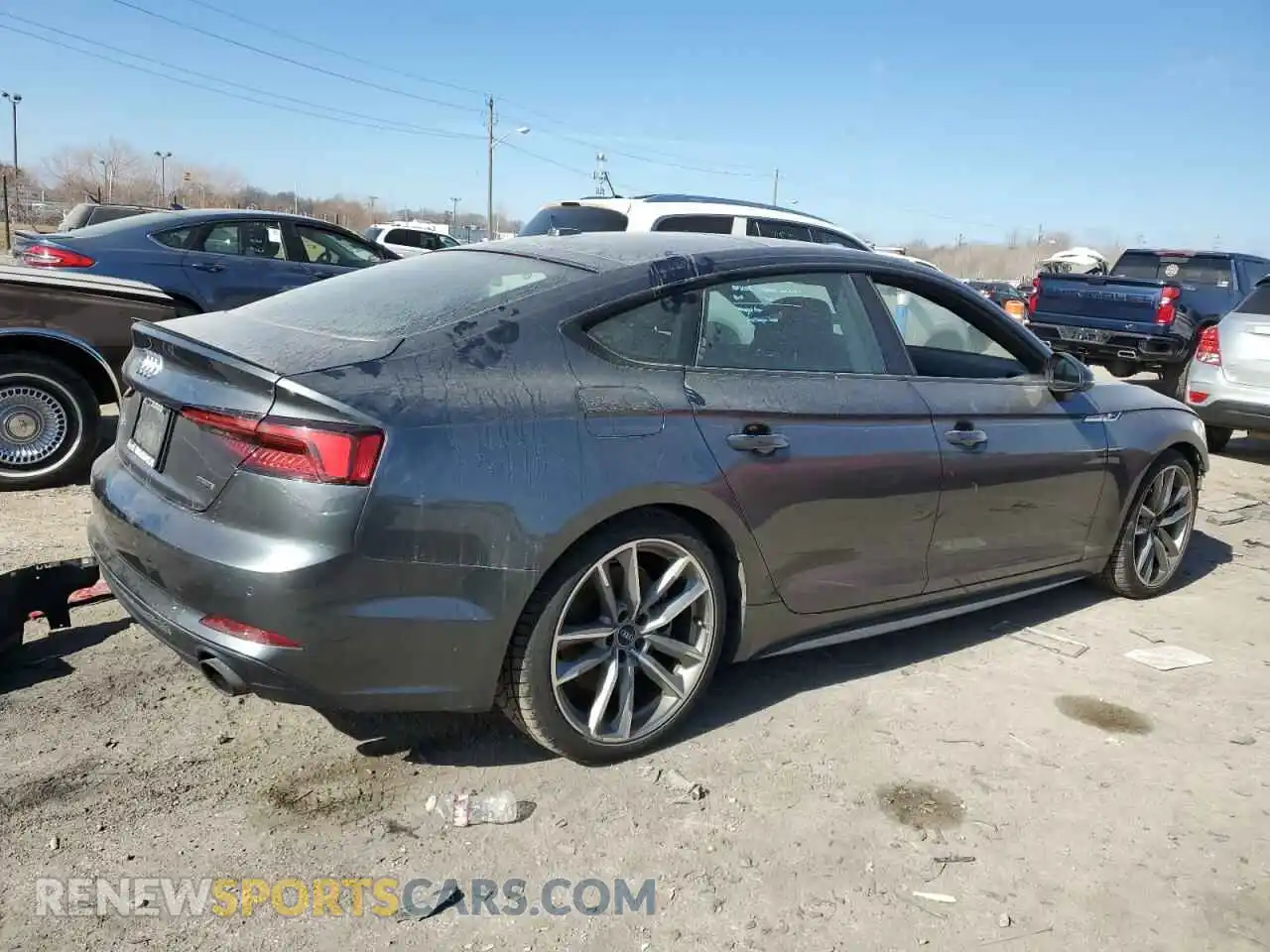 3 Photograph of a damaged car WAUENCF5XKA048708 AUDI A5 2019