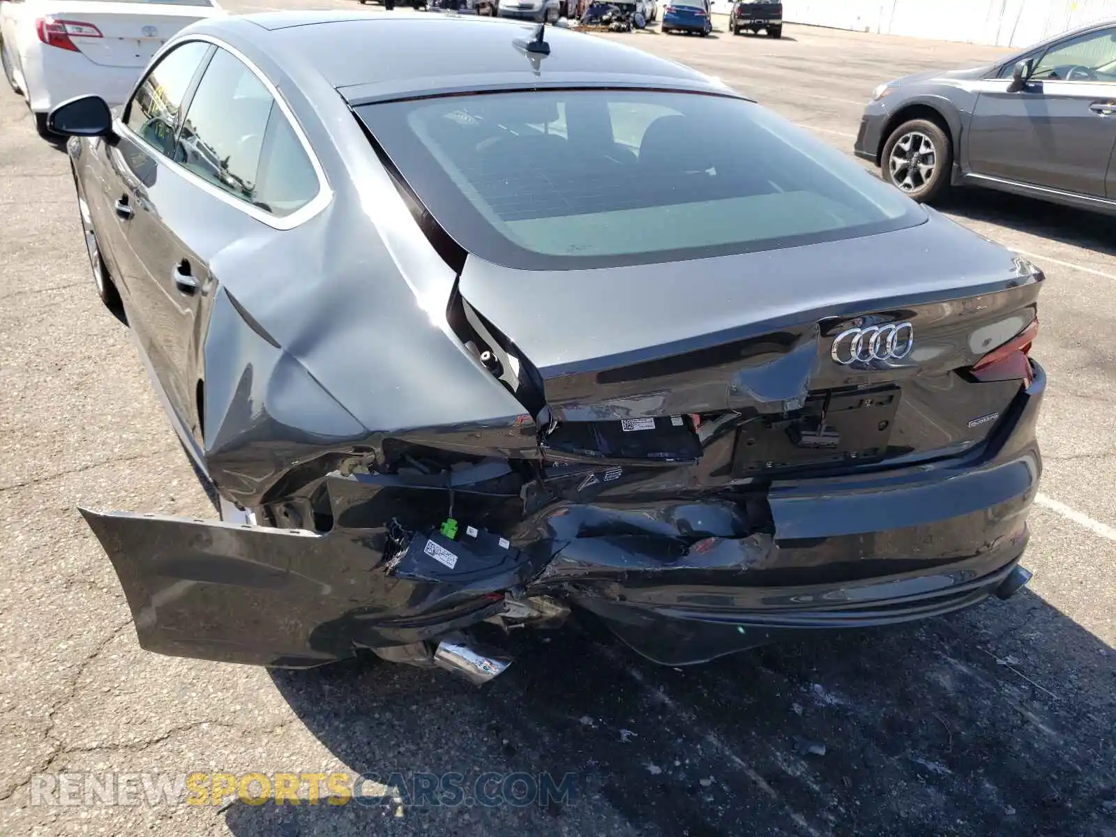 3 Photograph of a damaged car WAUENCF5XKA086472 AUDI A5 2019