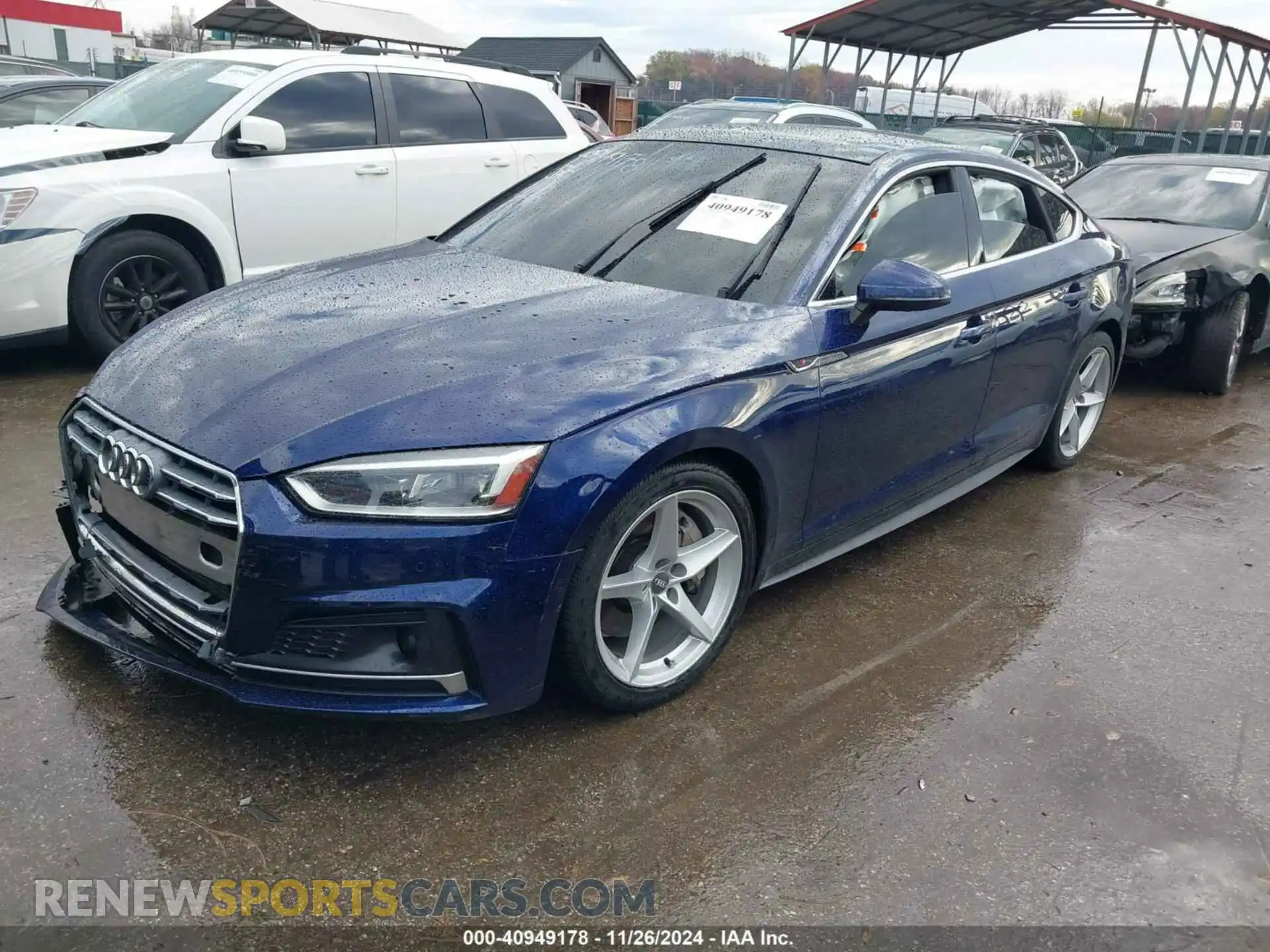 2 Photograph of a damaged car WAUFNCF52KA084221 AUDI A5 2019
