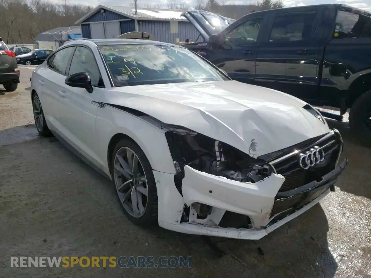 1 fotografías del automóvil dañado WAUFNCF58KA034889 AUDI A5 2019