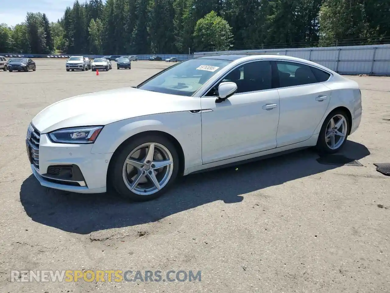 1 Фотография поврежденного автомобиля WAUFNCF59KA046744 AUDI A5 2019