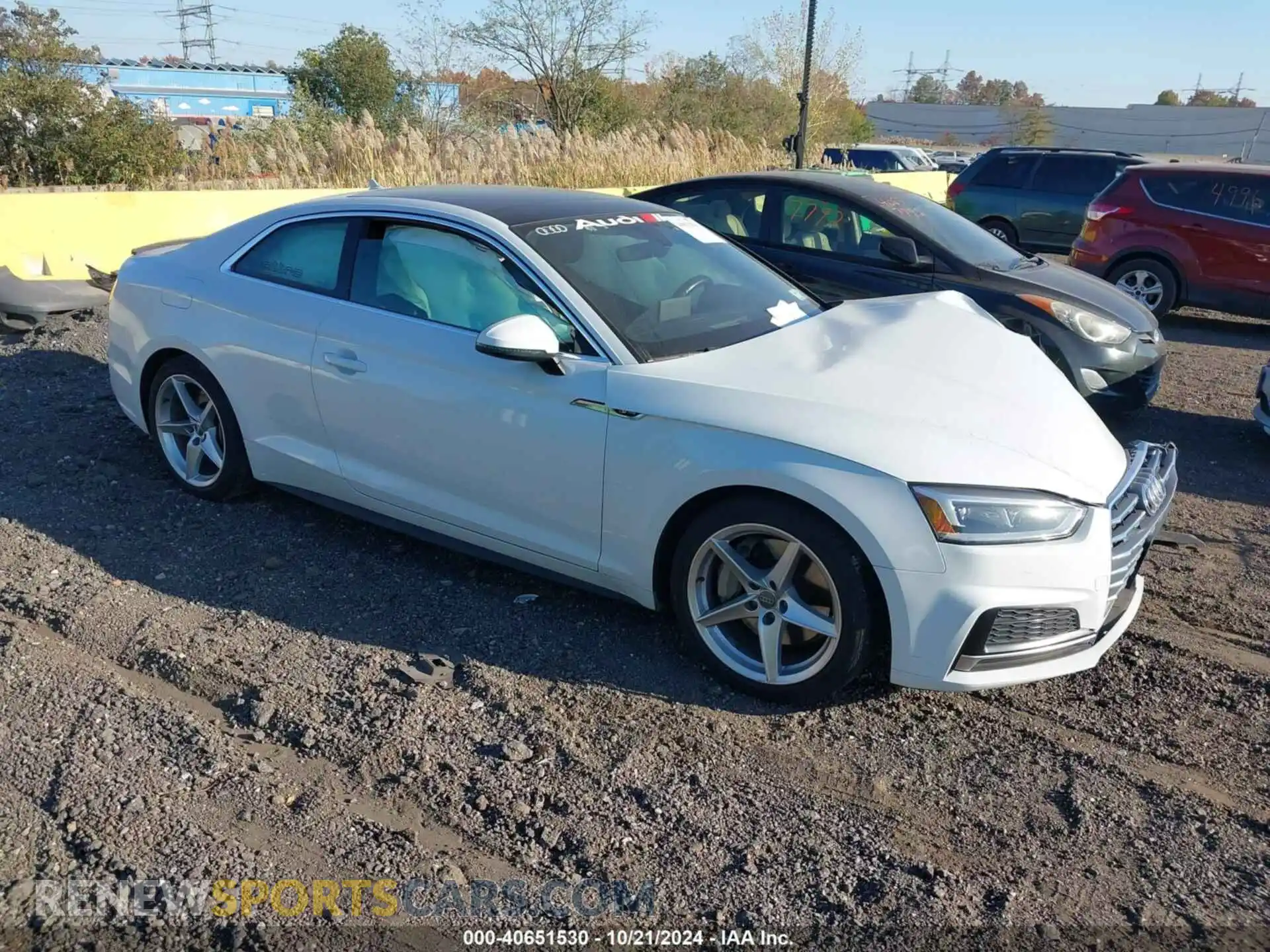 1 Фотография поврежденного автомобиля WAUSNAF52KA016374 AUDI A5 2019