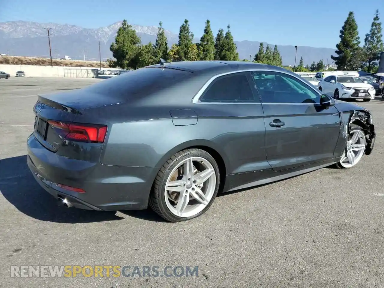 3 fotografías del automóvil dañado WAUSNAF52KA058821 AUDI A5 2019