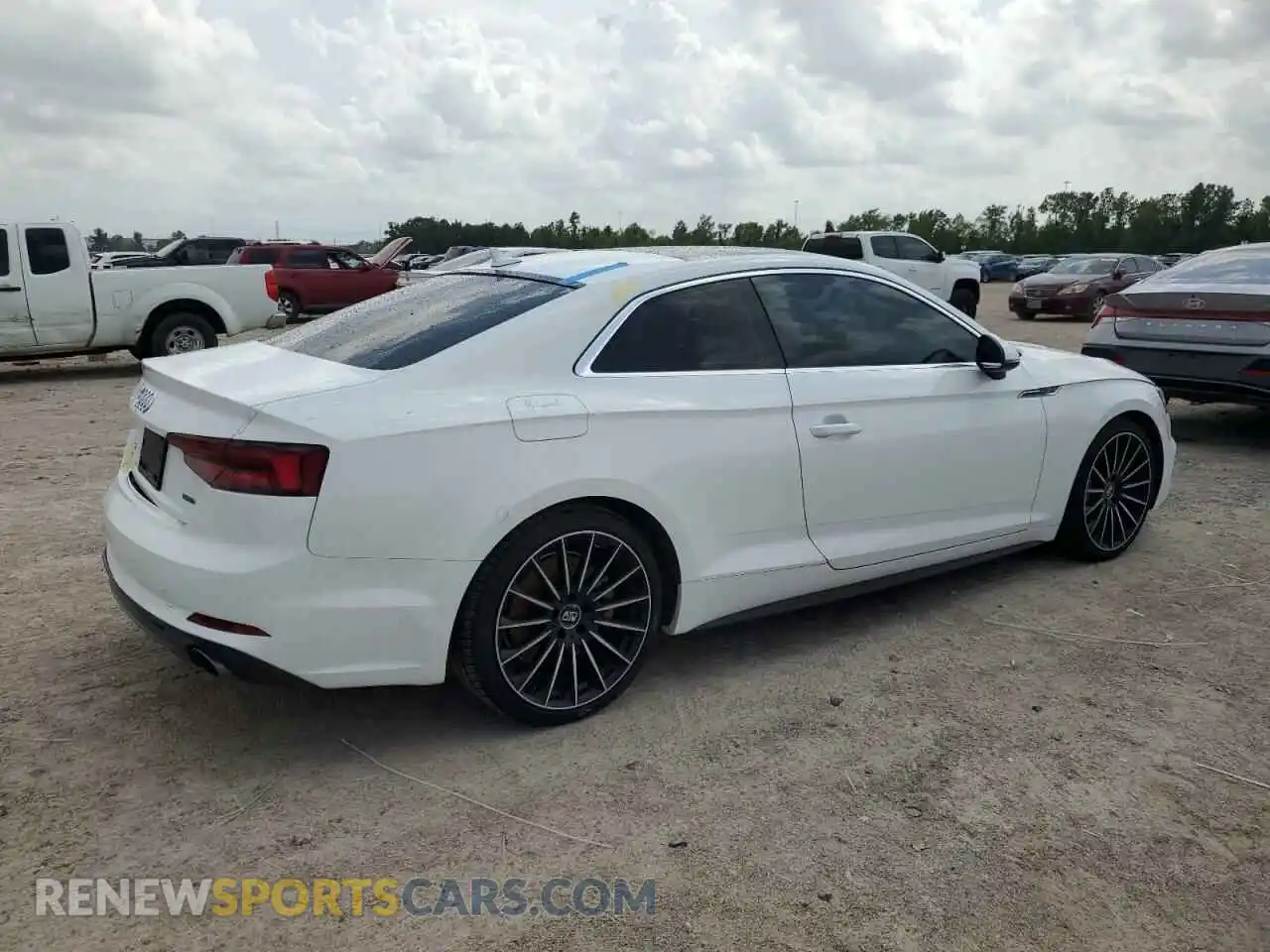 3 Photograph of a damaged car WAUSNAF53KA019395 AUDI A5 2019
