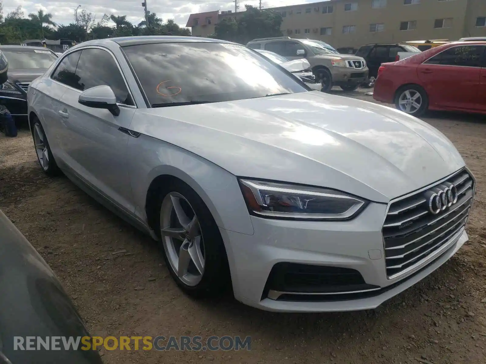 1 Photograph of a damaged car WAUSNAF54KA061946 AUDI A5 2019