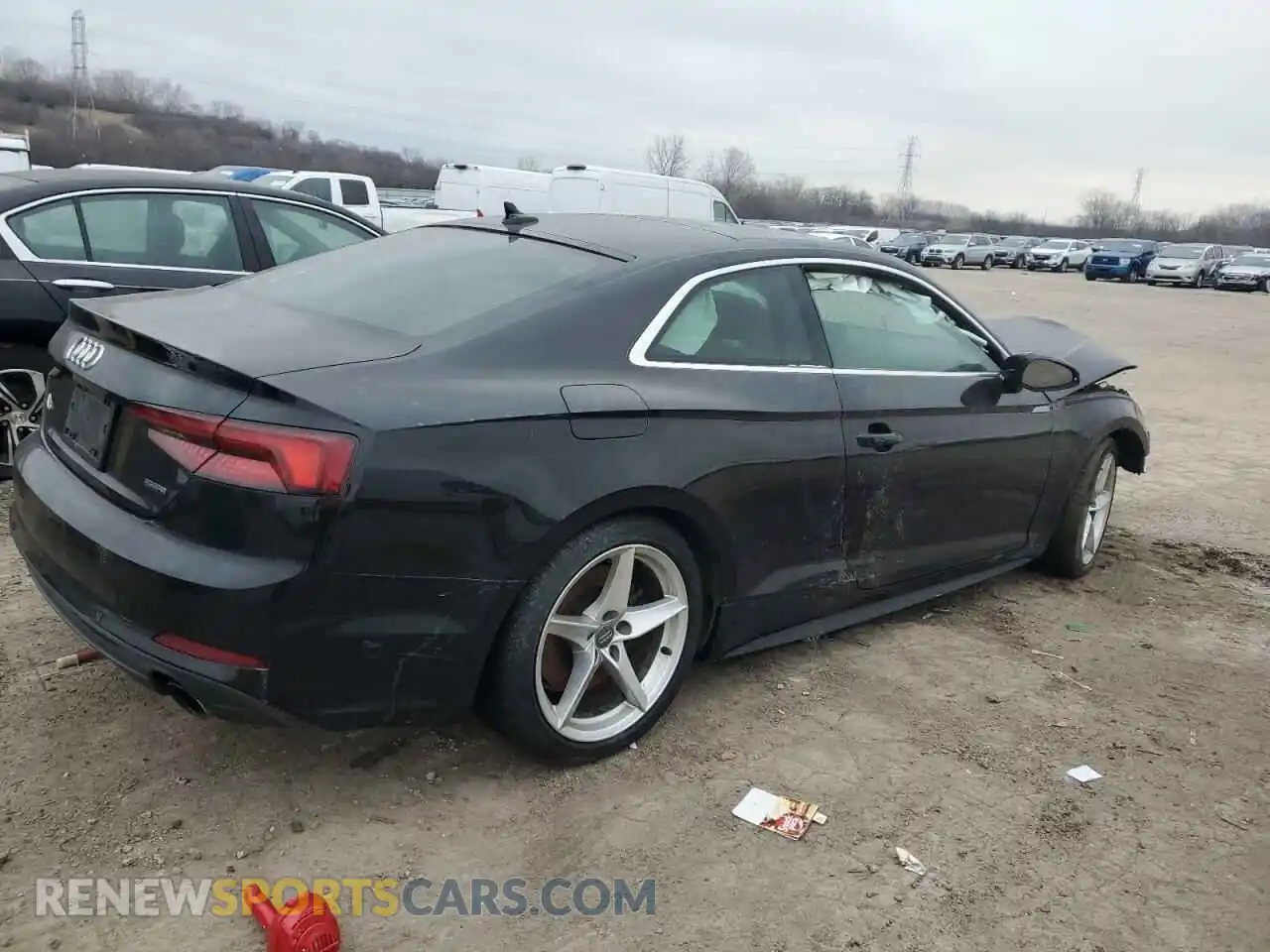 3 Photograph of a damaged car WAUSNAF58KA018176 AUDI A5 2019