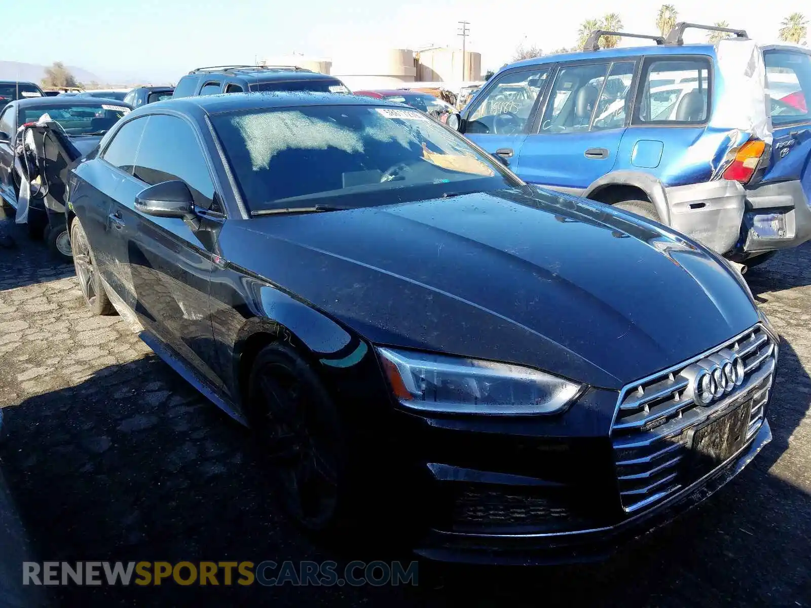 1 Photograph of a damaged car WAUSNAF5XKA015229 AUDI A5 2019