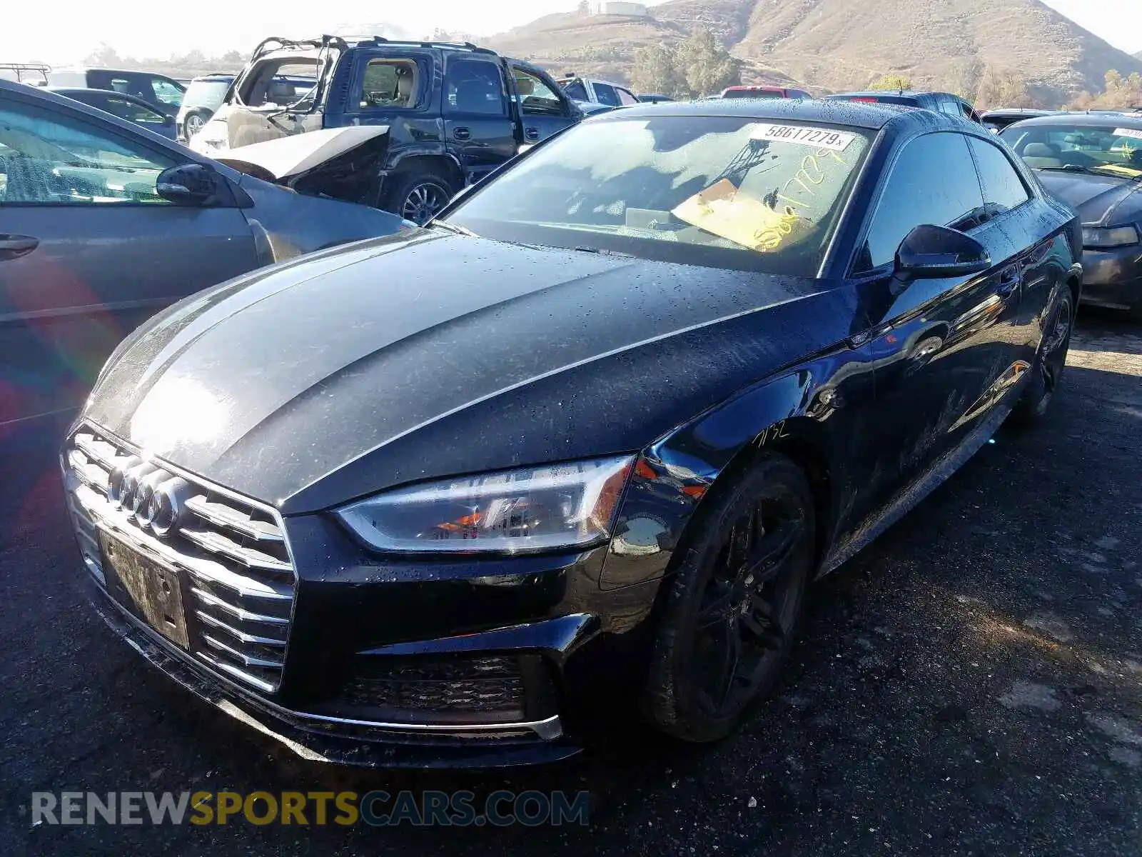 2 Photograph of a damaged car WAUSNAF5XKA015229 AUDI A5 2019