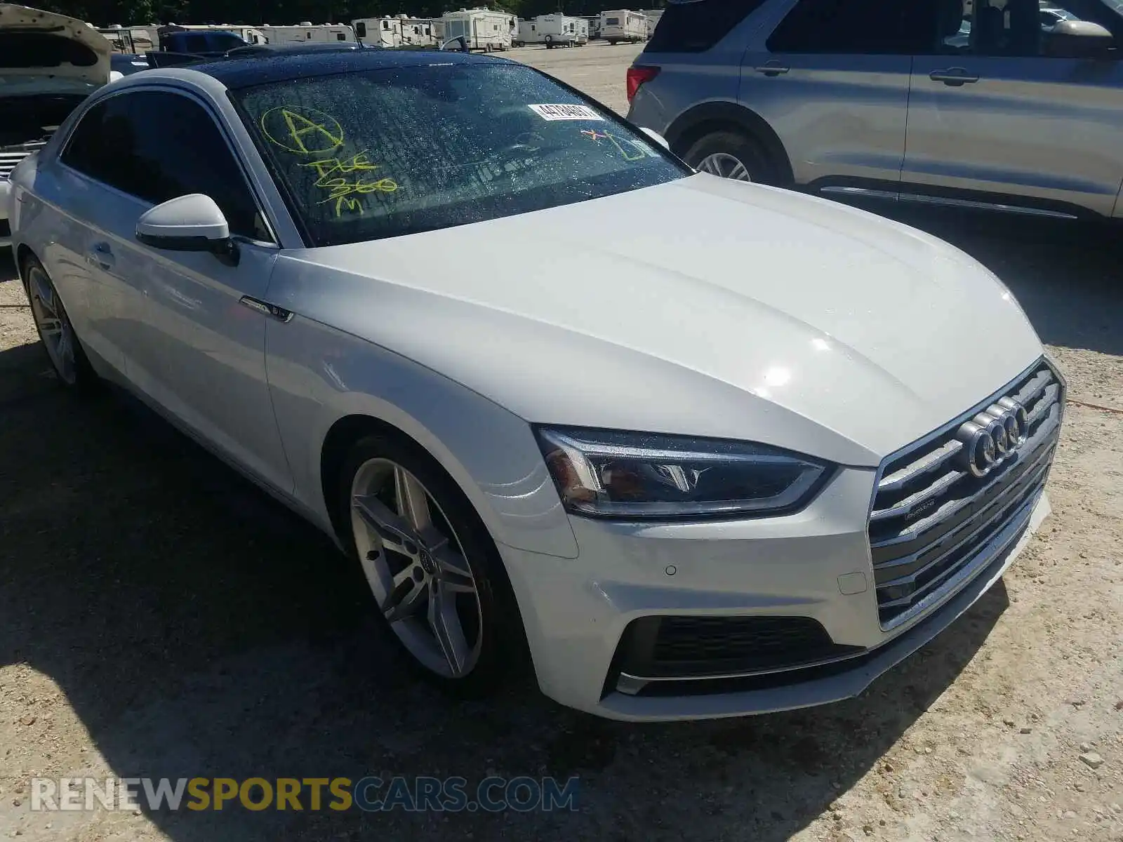 1 Photograph of a damaged car WAUTNAF50KA089229 AUDI A5 2019