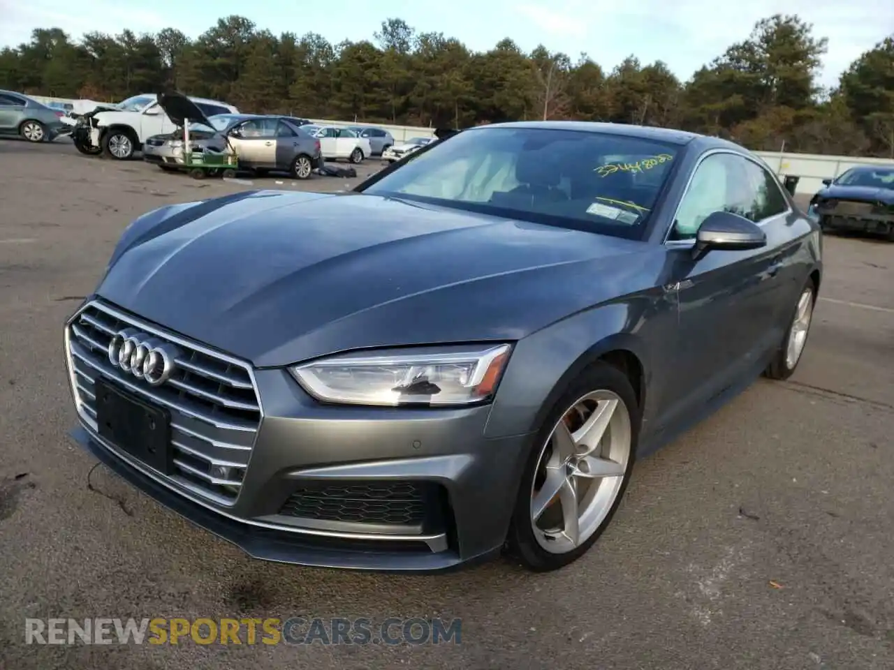 2 Photograph of a damaged car WAUTNAF52KA009722 AUDI A5 2019