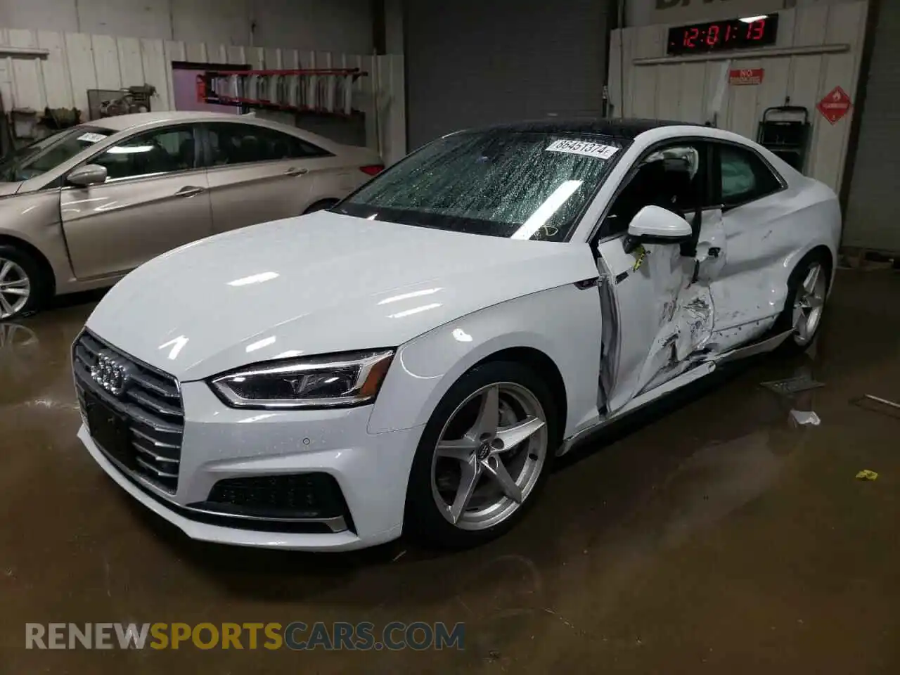 1 Photograph of a damaged car WAUTNAF54KA038591 AUDI A5 2019