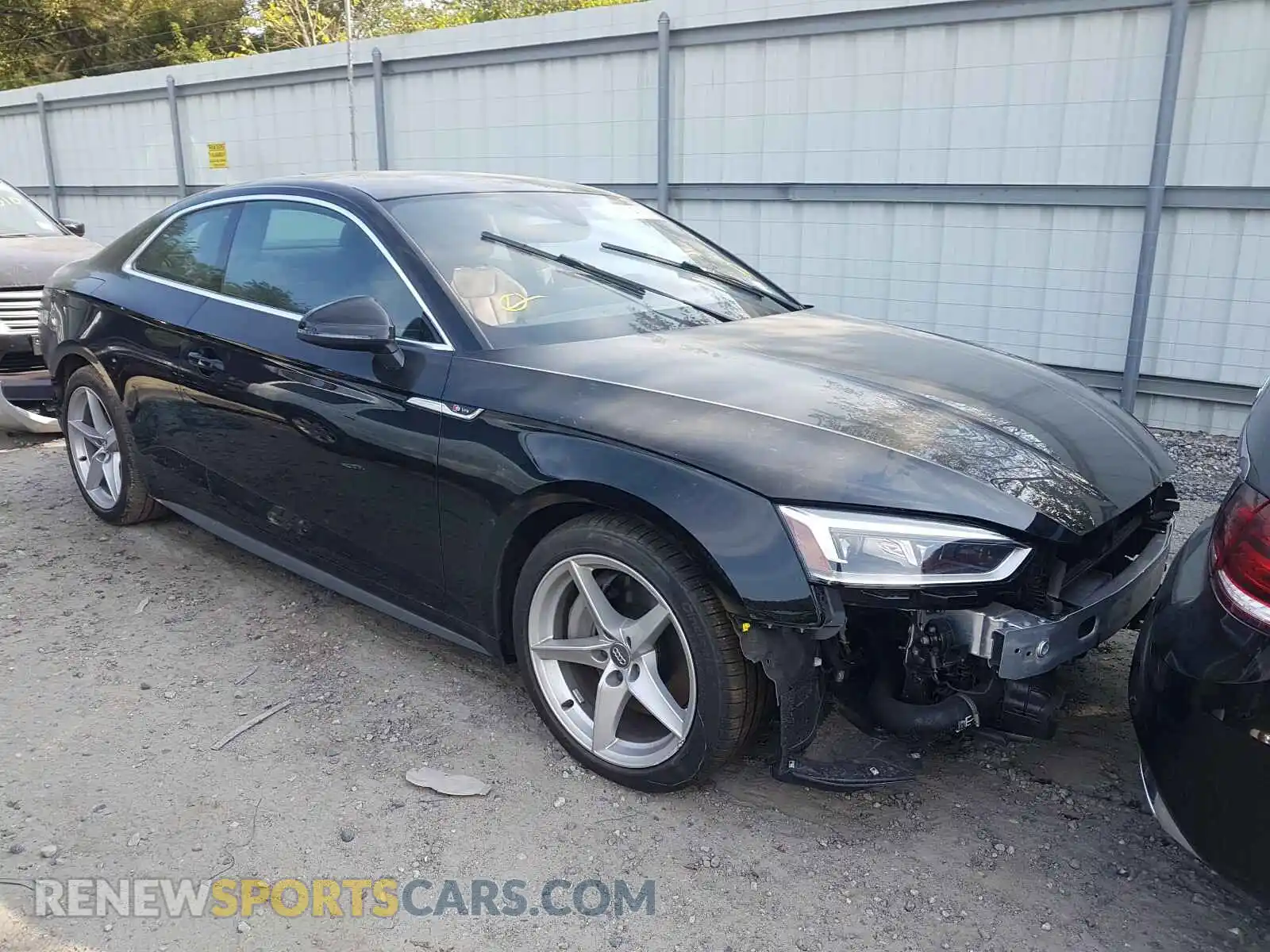 1 Photograph of a damaged car WAUTNAF58KA061128 AUDI A5 2019