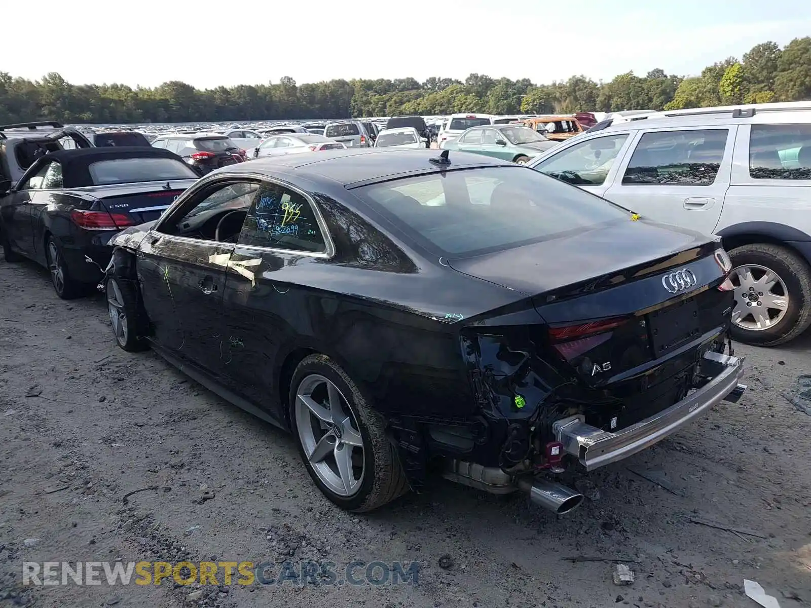 3 Photograph of a damaged car WAUTNAF58KA061128 AUDI A5 2019