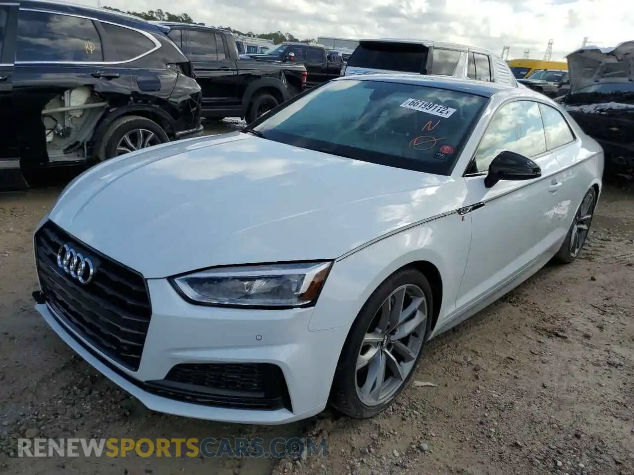 2 Фотография поврежденного автомобиля WAUTNAF59KA012245 AUDI A5 2019