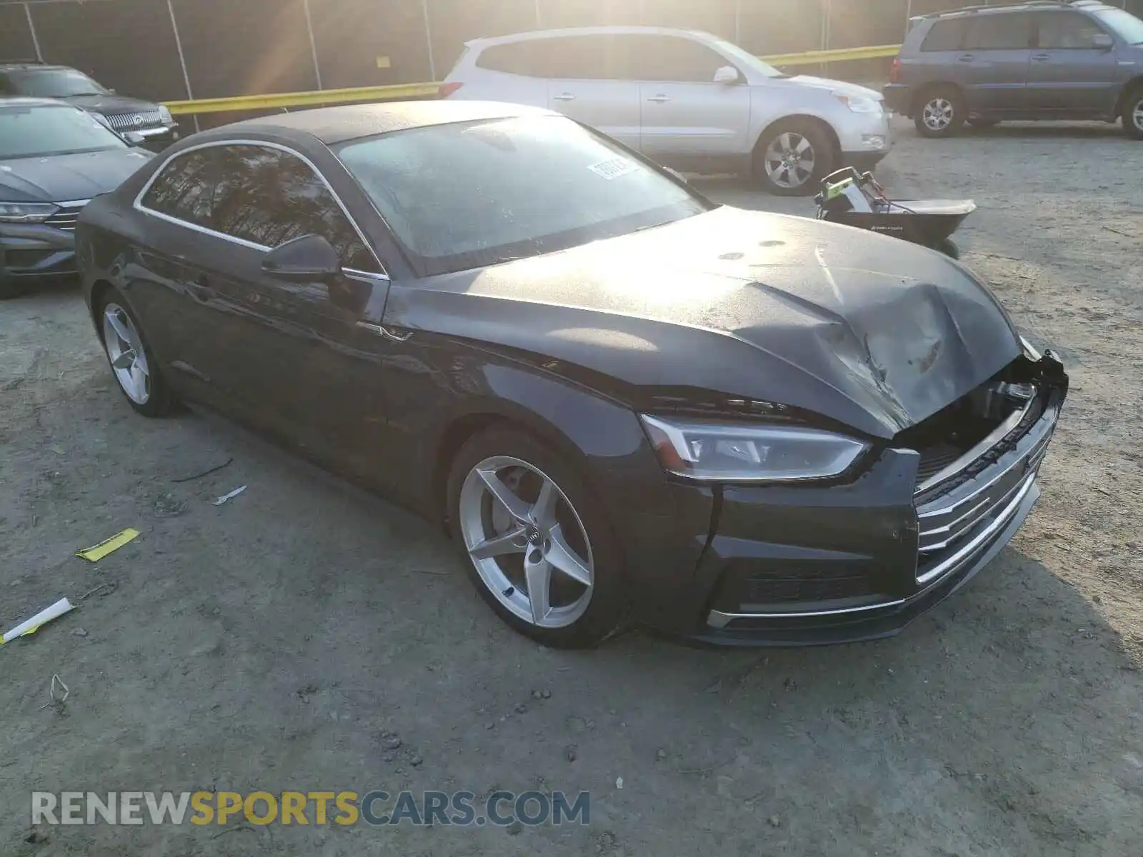 1 Photograph of a damaged car WAUTNAF59KA062577 AUDI A5 2019