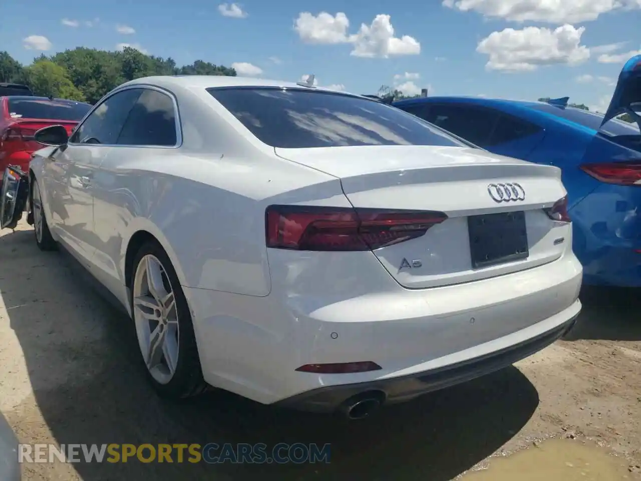 3 Photograph of a damaged car WAUUNAF58KA005095 AUDI A5 2019