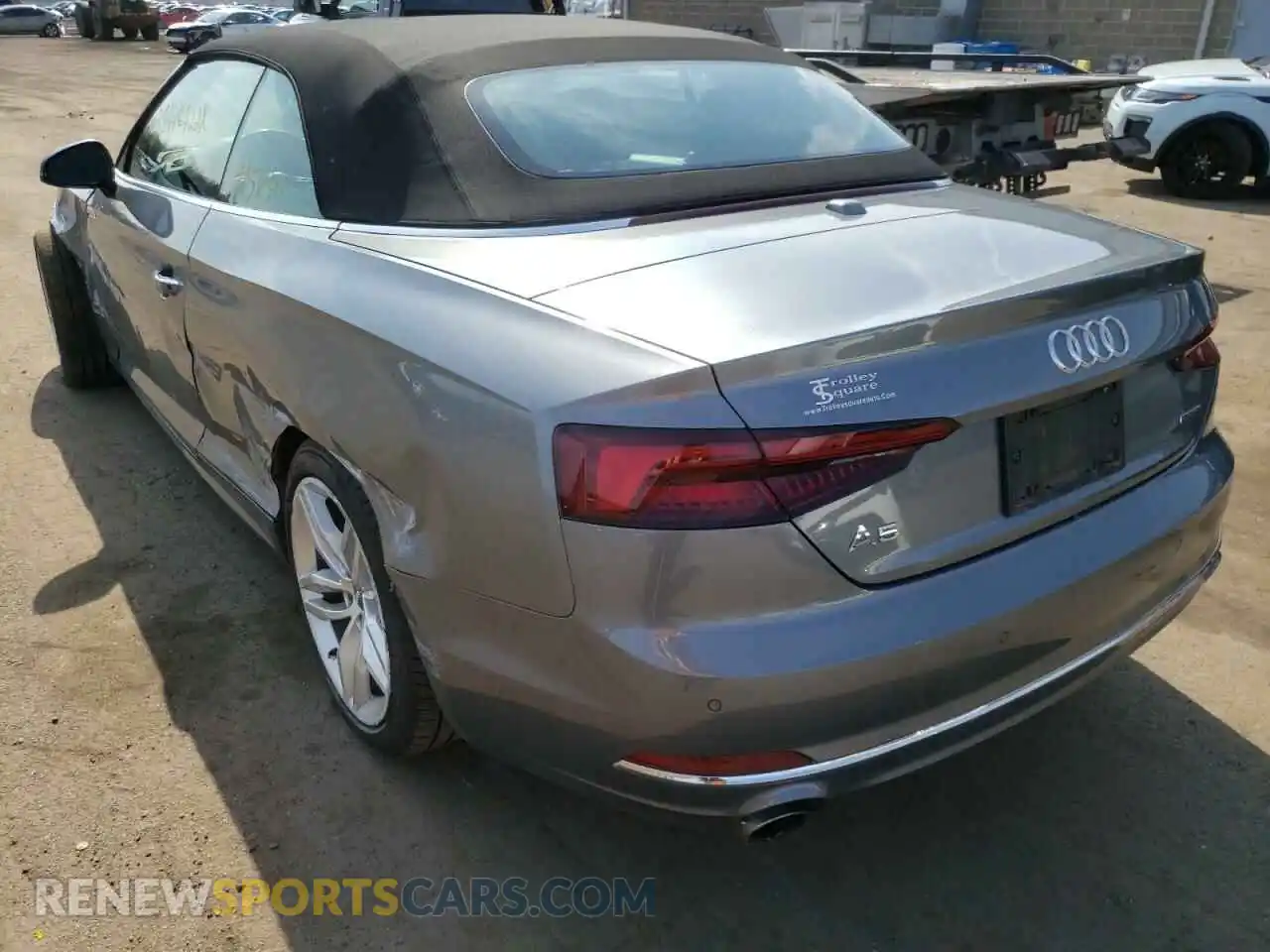 3 Photograph of a damaged car WAUYNGF50KN001054 AUDI A5 2019