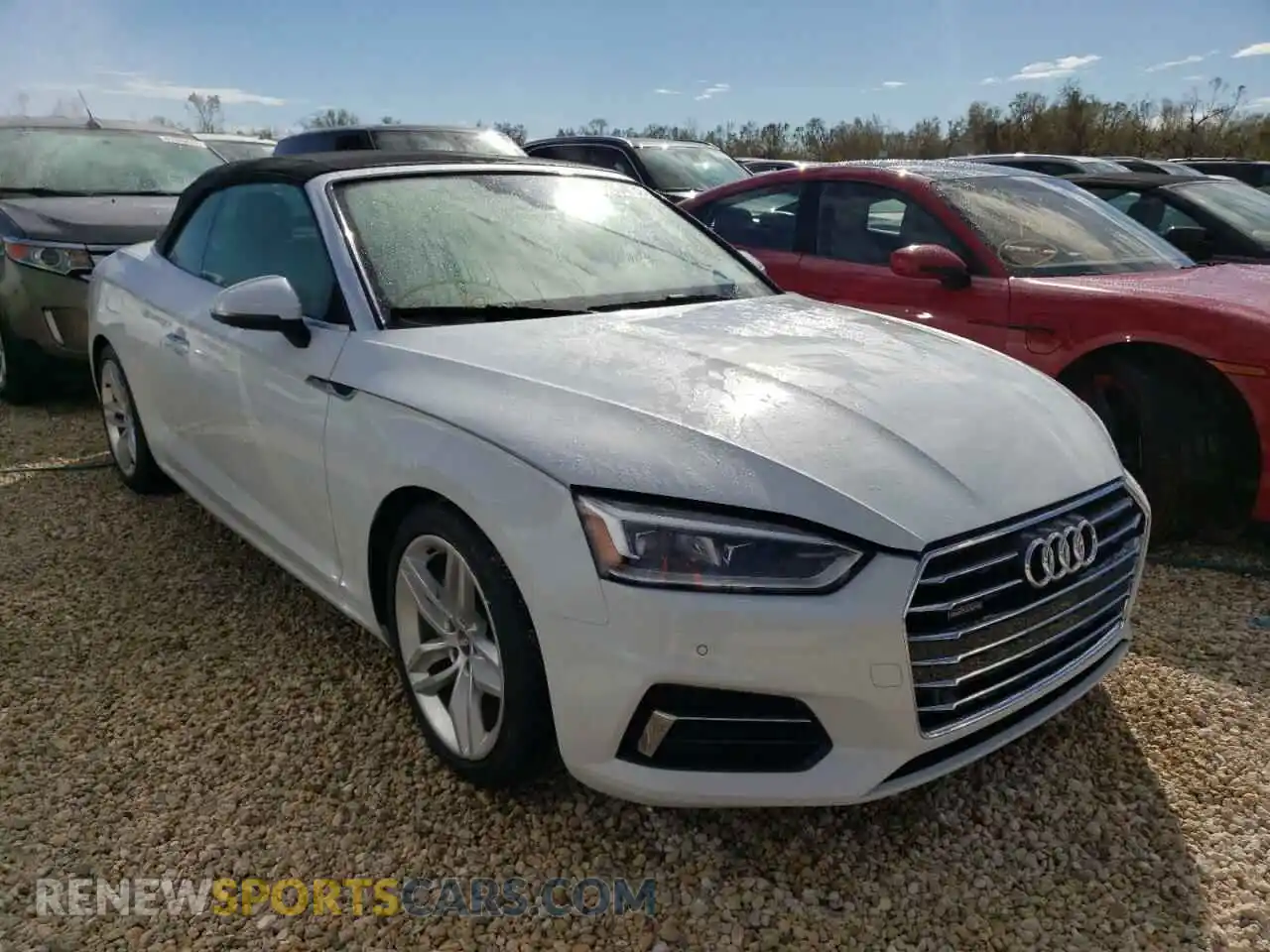1 Photograph of a damaged car WAUYNGF55KN001907 AUDI A5 2019