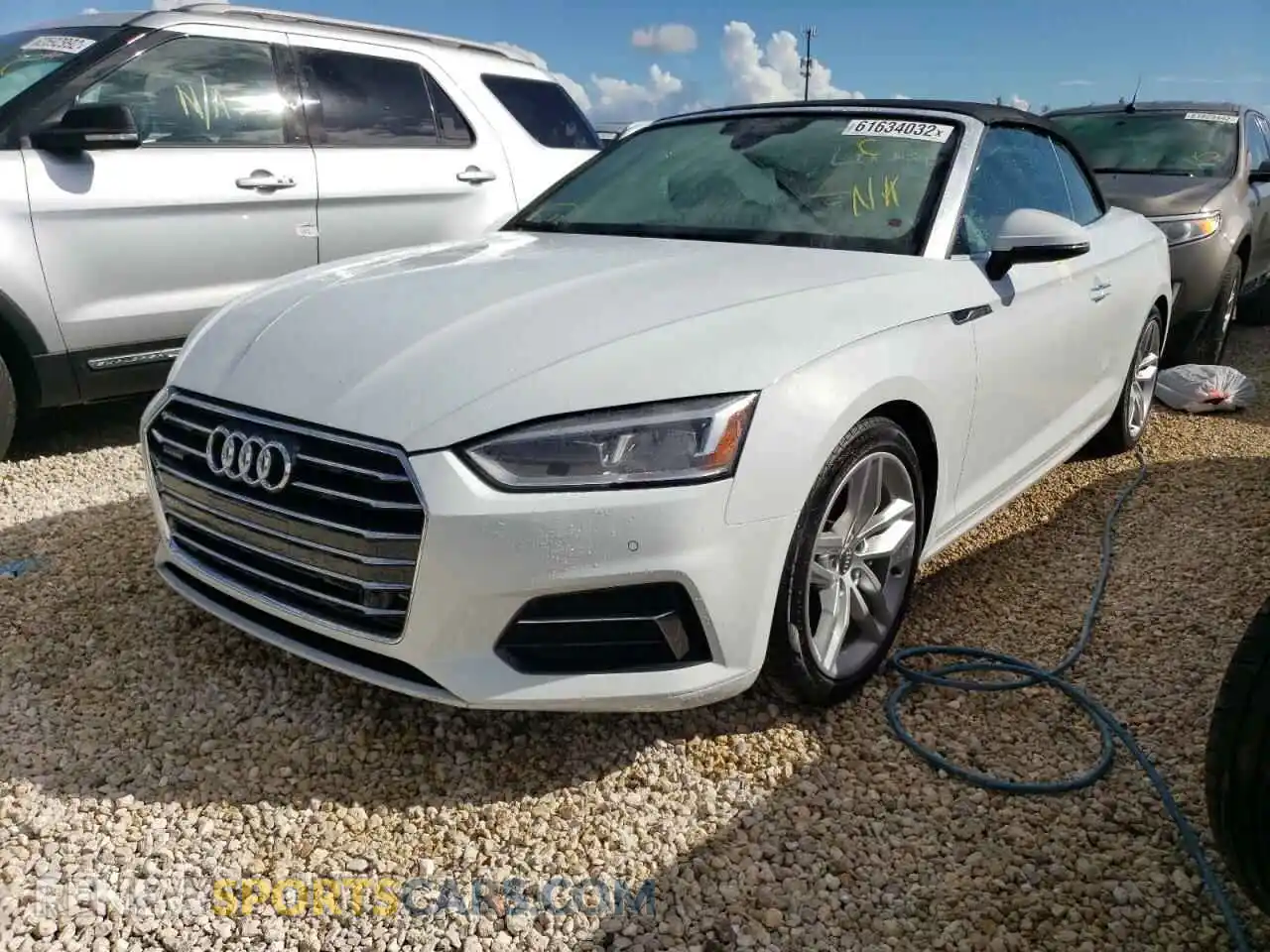 2 Photograph of a damaged car WAUYNGF55KN001907 AUDI A5 2019