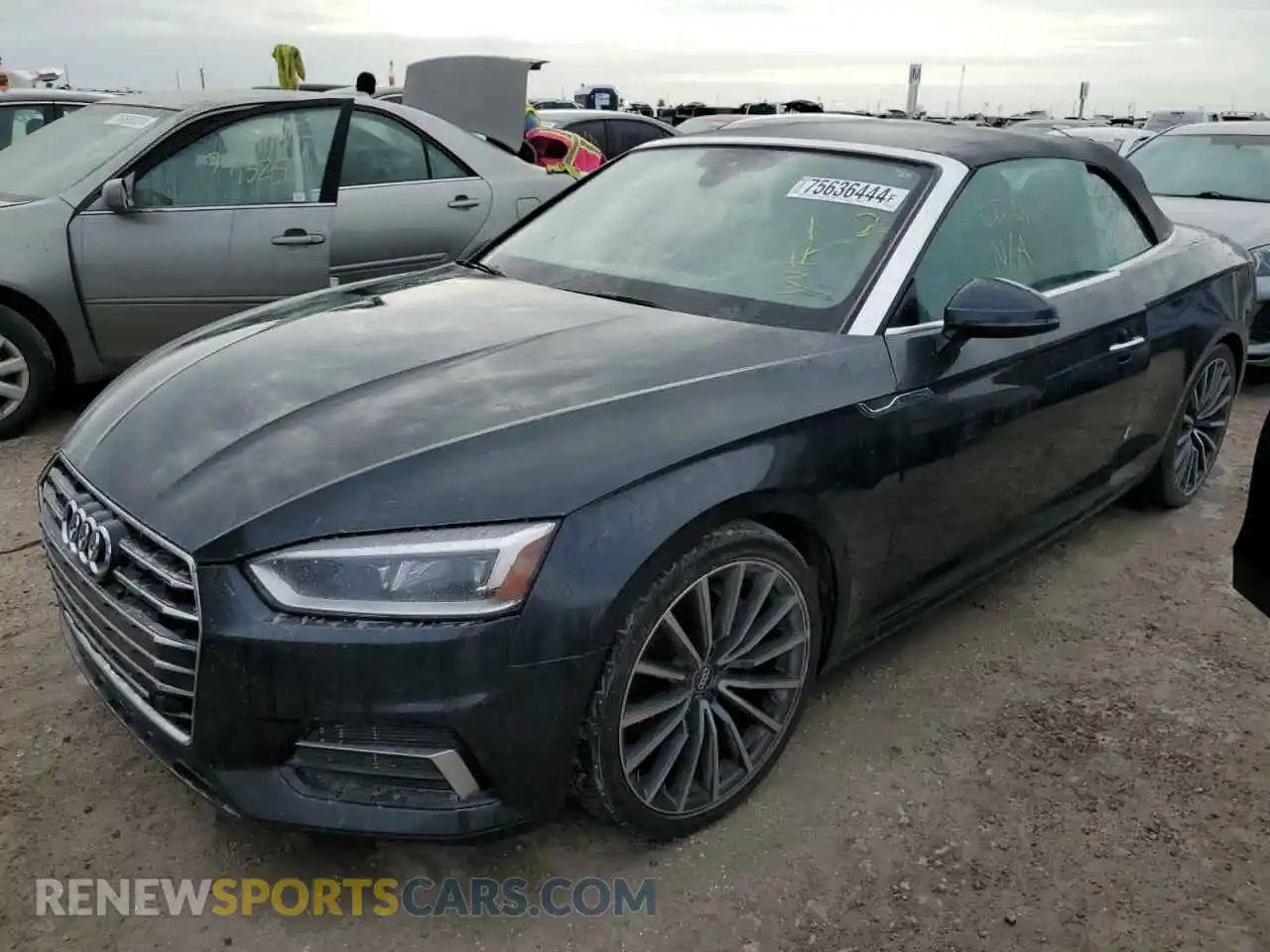 1 Photograph of a damaged car WAUYNGF55KN003155 AUDI A5 2019
