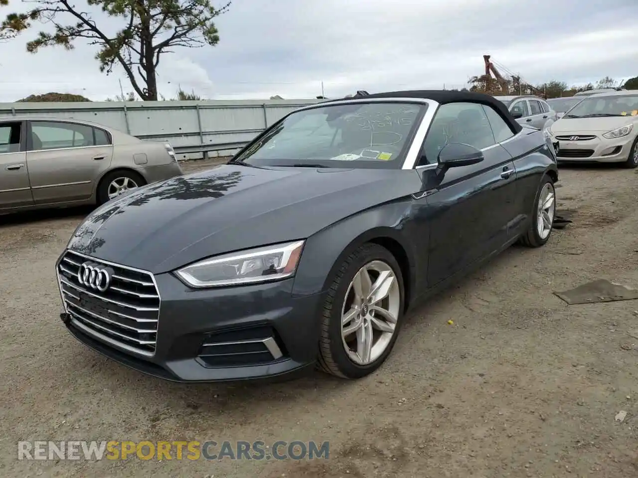 2 Photograph of a damaged car WAUYNGF55KN010445 AUDI A5 2019
