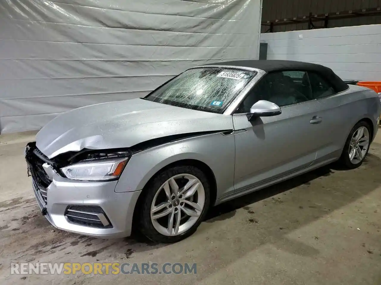 1 Photograph of a damaged car WAUYNGF56KN001933 AUDI A5 2019