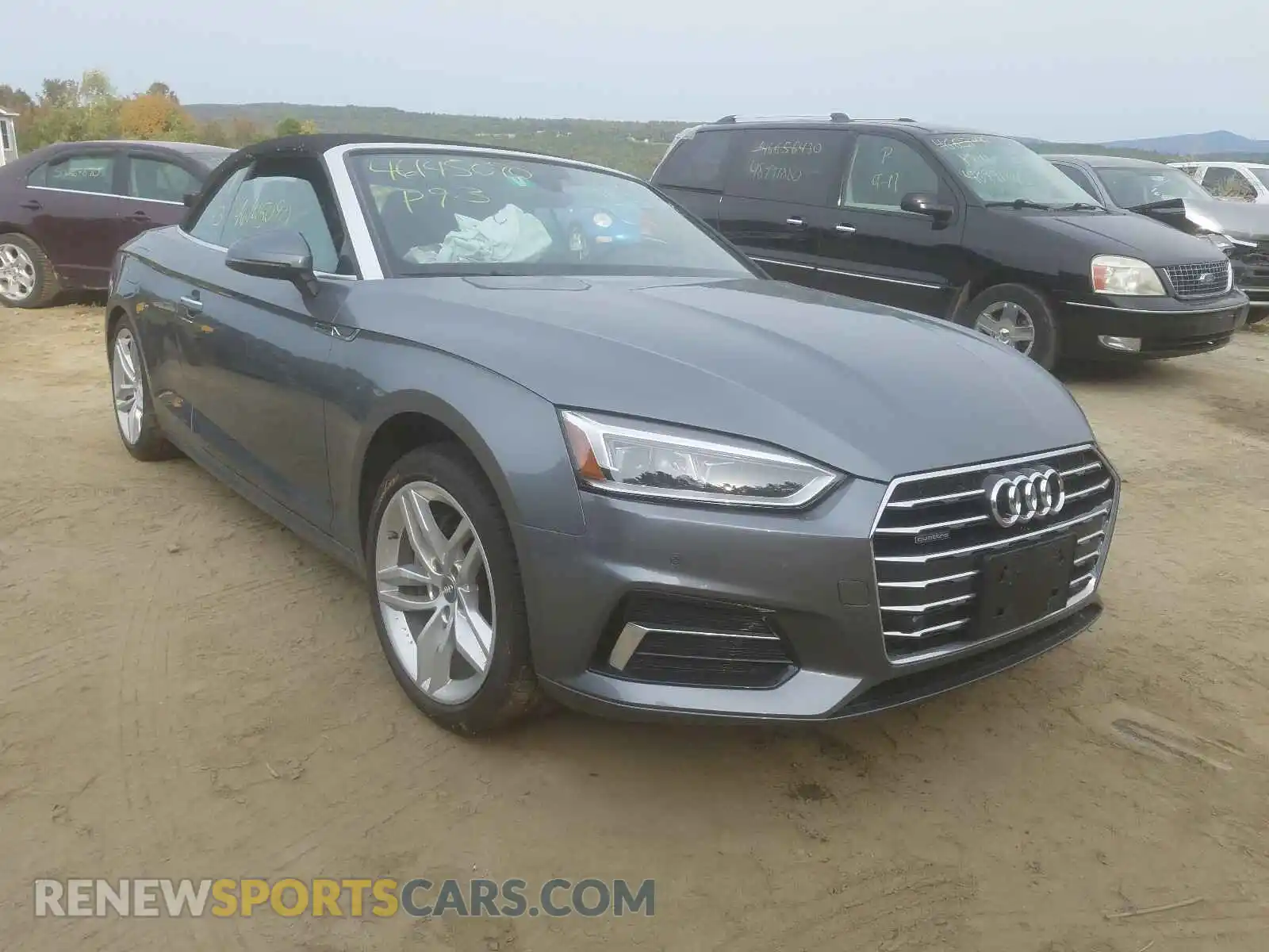 1 Photograph of a damaged car WAUYNGF58KN002629 AUDI A5 2019
