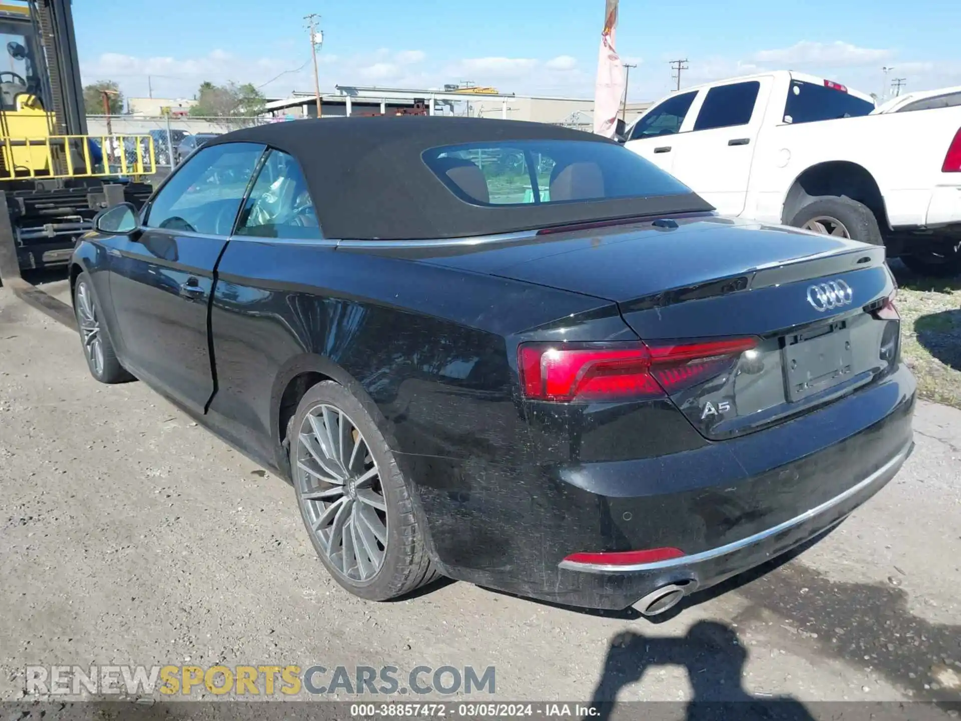 3 Photograph of a damaged car WAUYNGF59KN005684 AUDI A5 2019