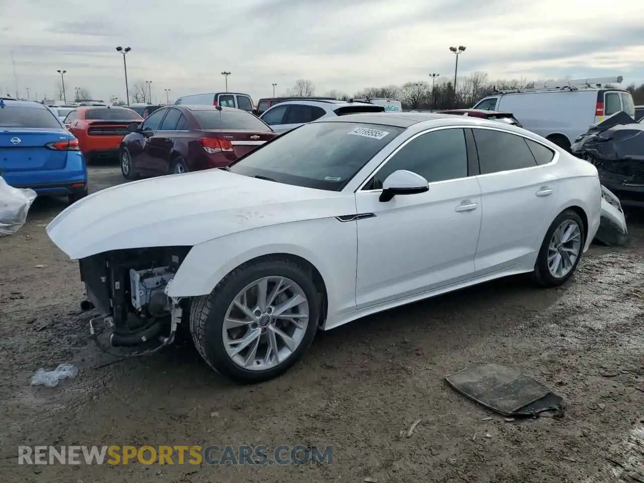 1 Photograph of a damaged car WAUANCF50LA004944 AUDI A5 2020