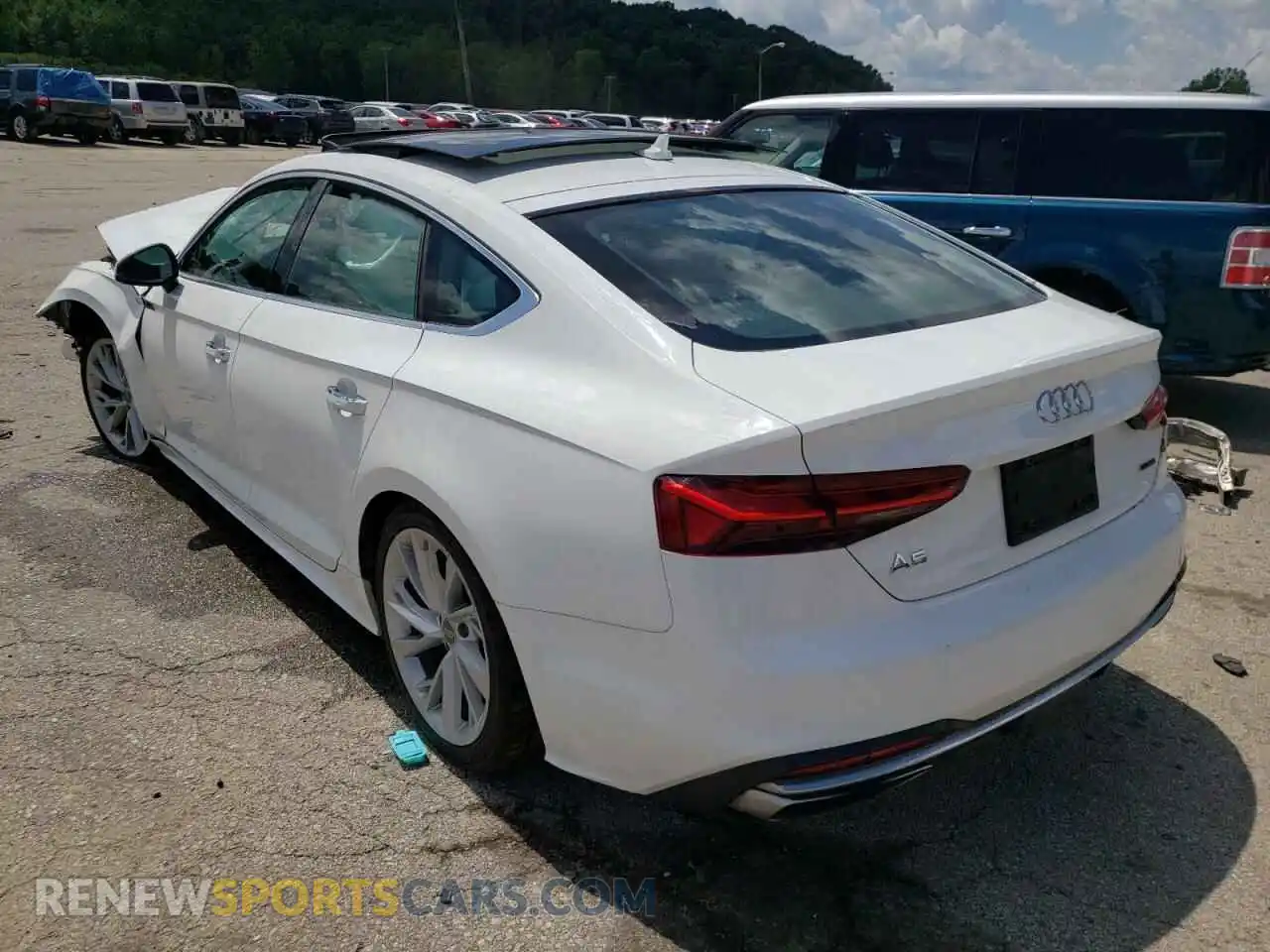 3 Photograph of a damaged car WAUANCF50LA007133 AUDI A5 2020