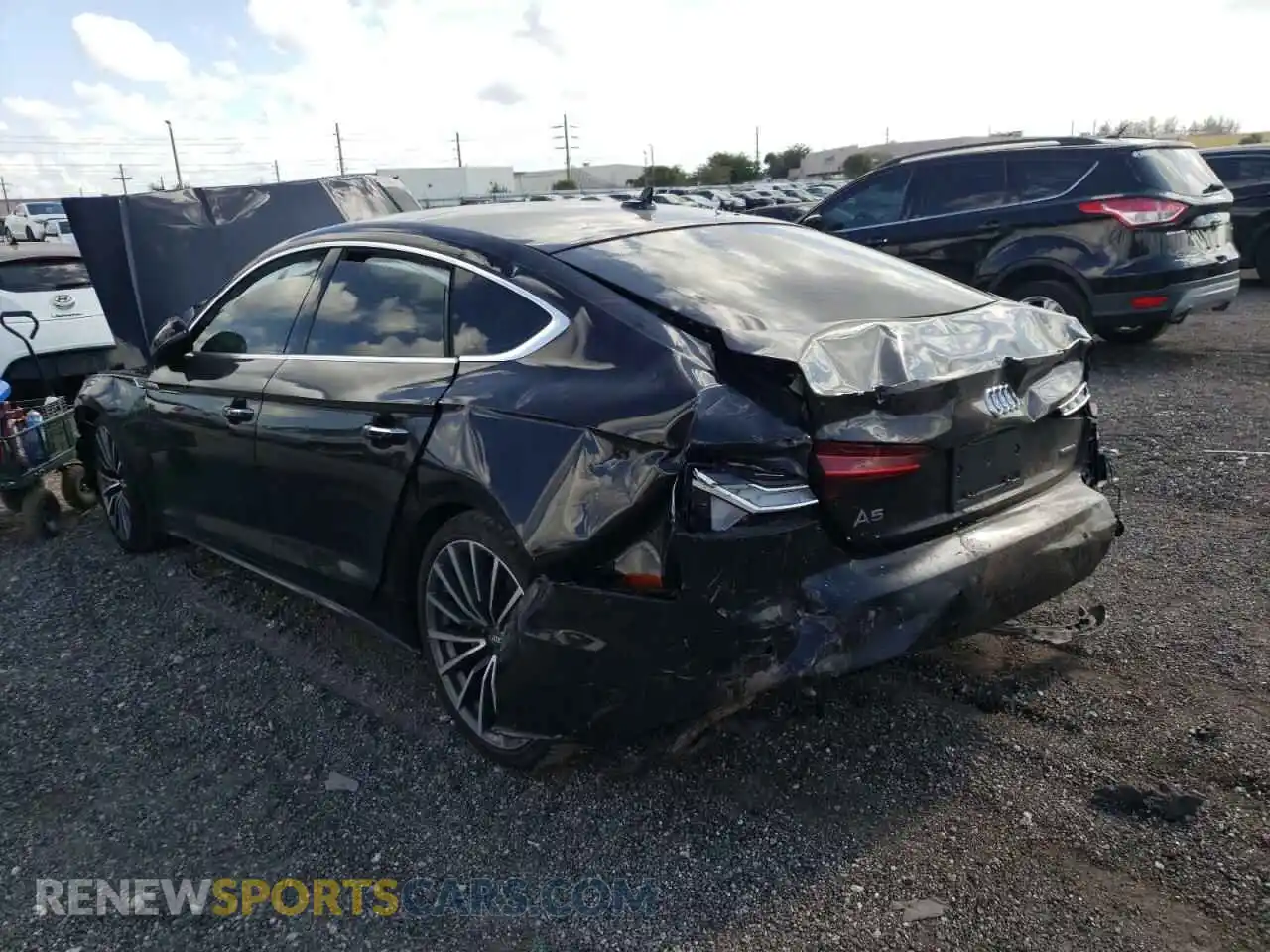 3 Photograph of a damaged car WAUCNCF53LA004008 AUDI A5 2020
