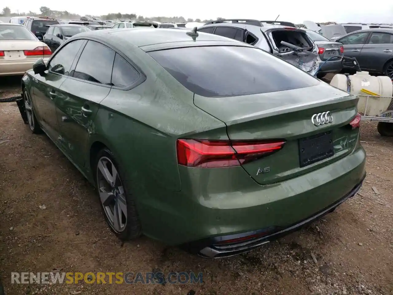 3 Photograph of a damaged car WAUCNCF58LA012279 AUDI A5 2020