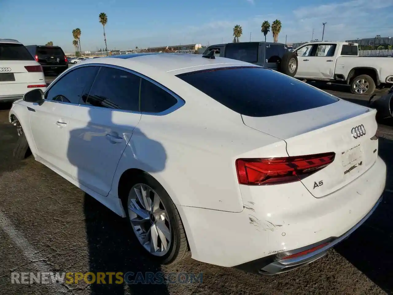 2 Photograph of a damaged car WAUABCF50MA026453 AUDI A5 2021