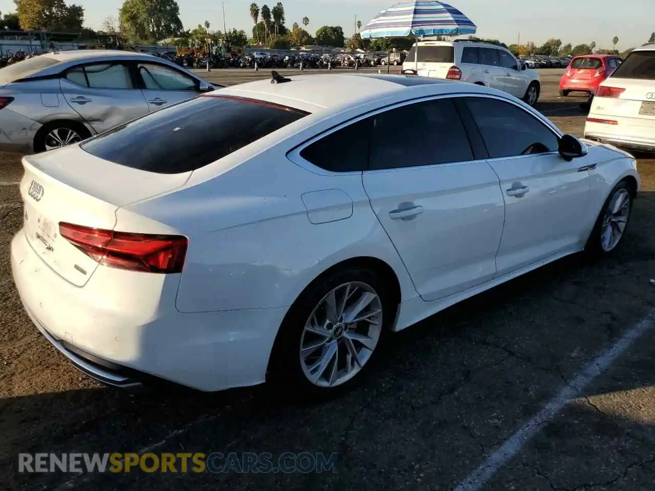 3 Photograph of a damaged car WAUABCF50MA026453 AUDI A5 2021